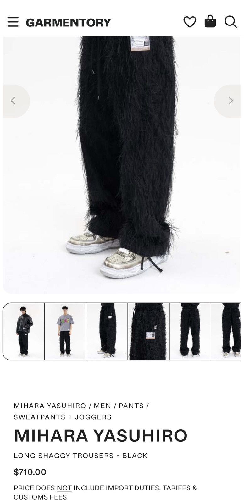 Maison MIHARA YASUHIRO Maison Mihara Yasuhiro Shaggy Pants Size US 32 / EU 48 - 6 Thumbnail