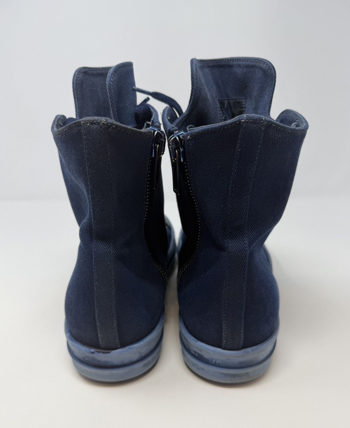 Rick Owens Drkshdw Rick Owens Drkshdw Dyed Blue High Top Sneaker Size US 10 / EU 43 - 5 Thumbnail