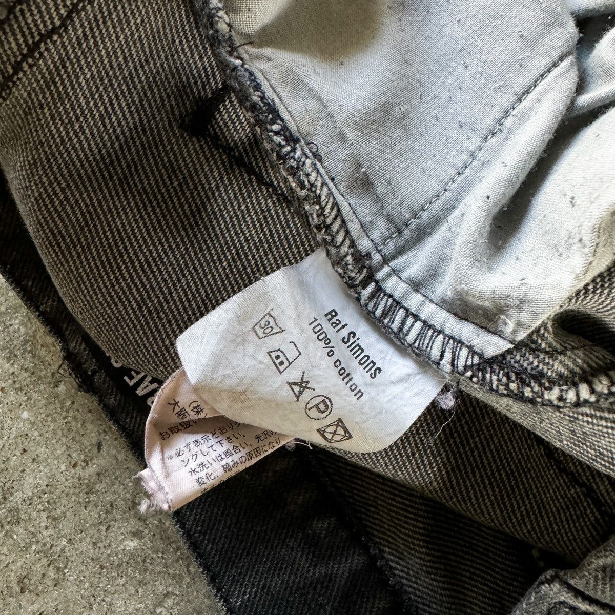 Raf Simons Raf Simons AW04 Ma-1 pocket denim jeans Size US 31 - 9 Thumbnail
