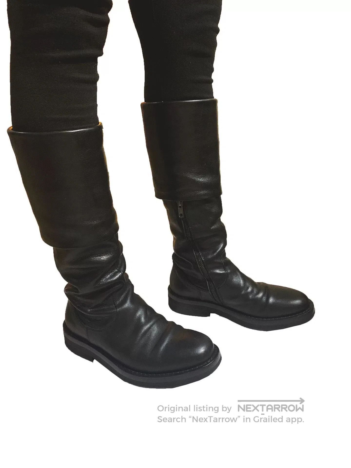 Ann Demeulemeester Ann Demeulemeester Black High Boots. Size US 4.5 / IT 34.5 - 8 Thumbnail