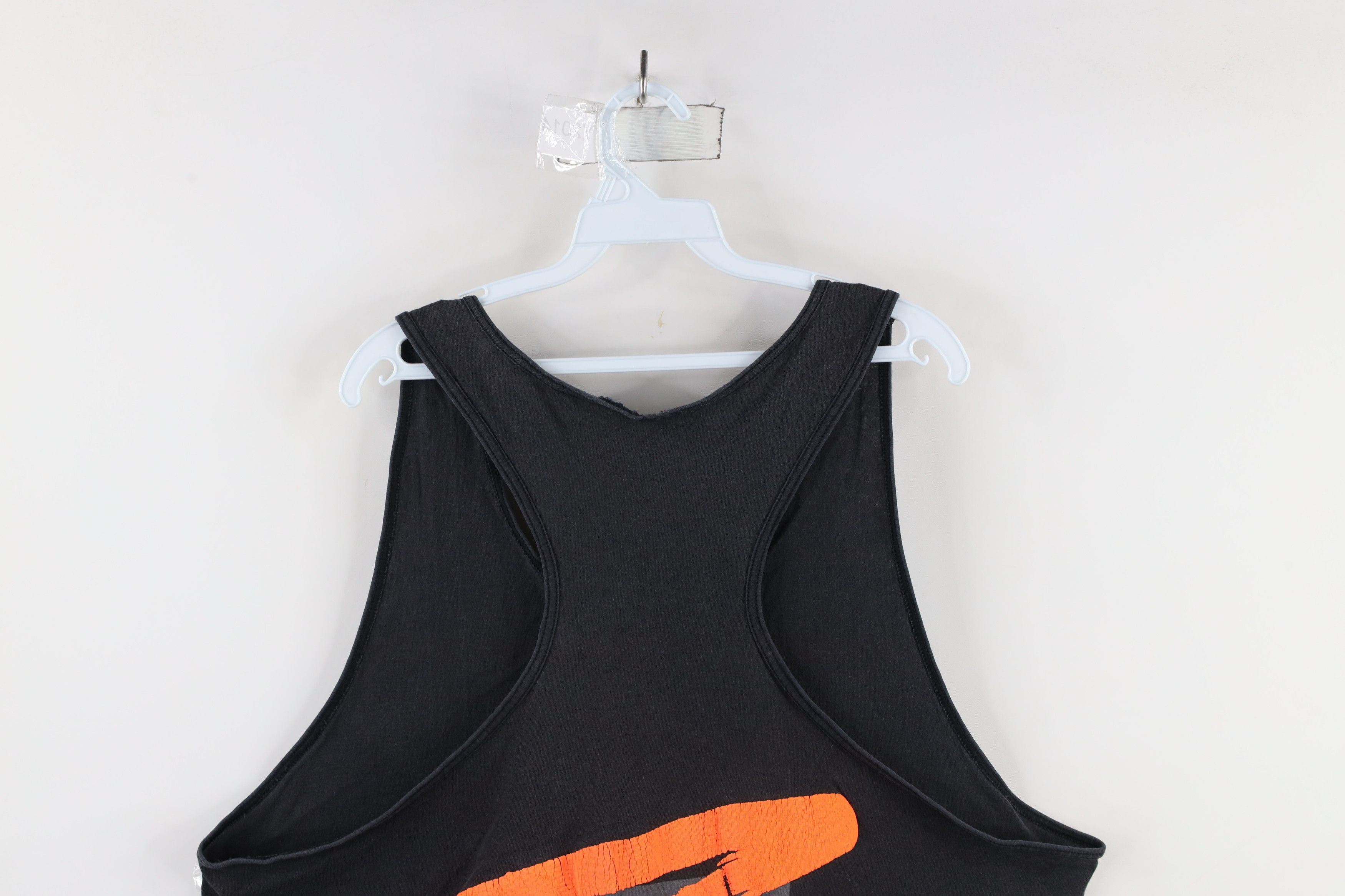 Vintage Vintage 90s Bugle Boy Out Abstract Tank Top T-Shirt Black Size US XL / EU 56 / 4 - 8 Thumbnail