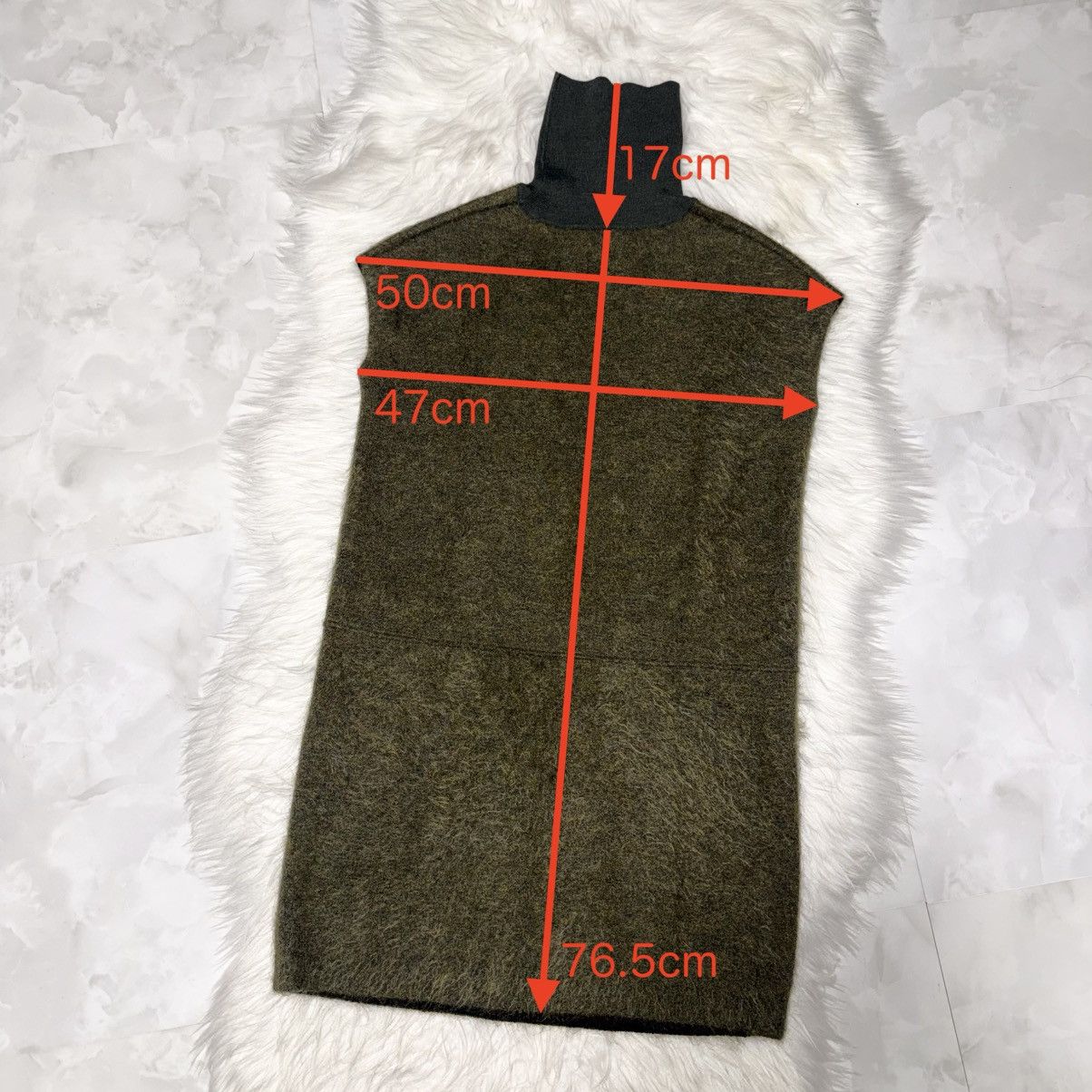 Louis Vuitton Authentic Louis Vuitton Leather Mohair Blend Knit Dress XS Size XS / US 0-2 / IT 36-38 - 4 Thumbnail