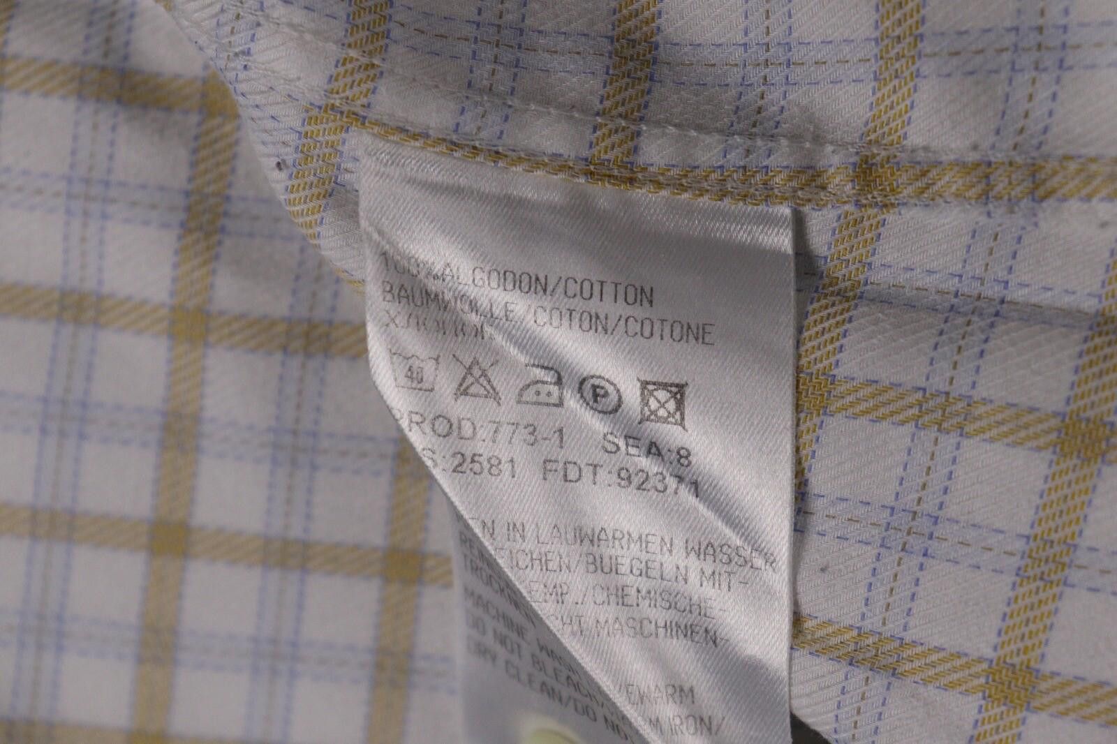 Hugo Boss Hugo Boss Check Long Sleeve Button Down Shirt Size 41 / 16 Size US L / EU 52-54 / 3 - 10 Thumbnail
