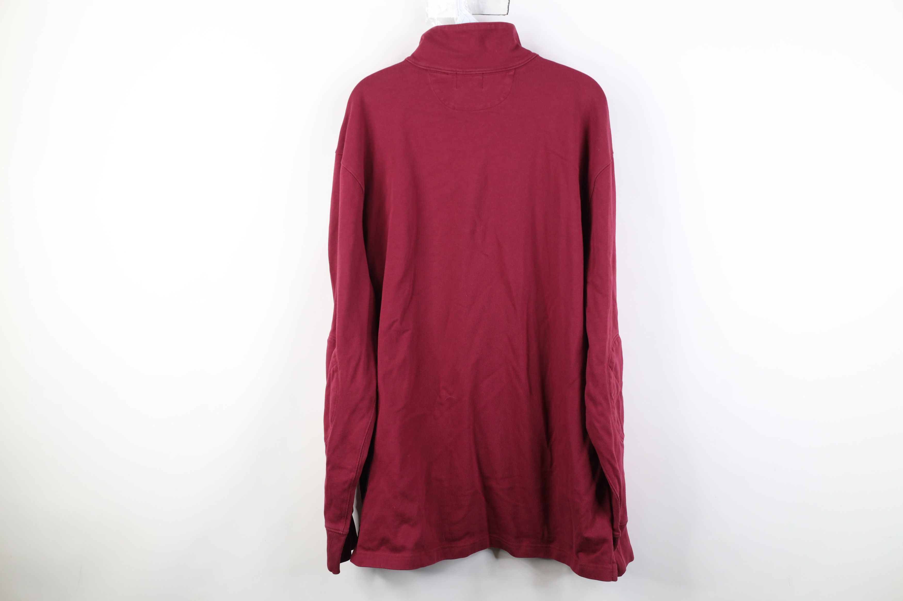 J.Crew Y2K J Crew Oarsman Rugby 1/4 Half Zip Pullover Sweater Red Size US XL / EU 56 / 4 - 13 Thumbnail