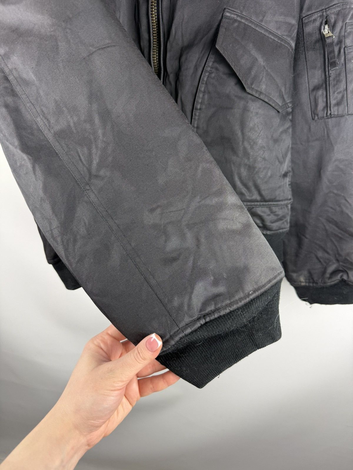 Fostex Garments Fostex Garments VTG CWU 45 Heavy Flyer’s Nylon Bomber Jacket Size US XL / EU 56 / 4 - 8 Thumbnail