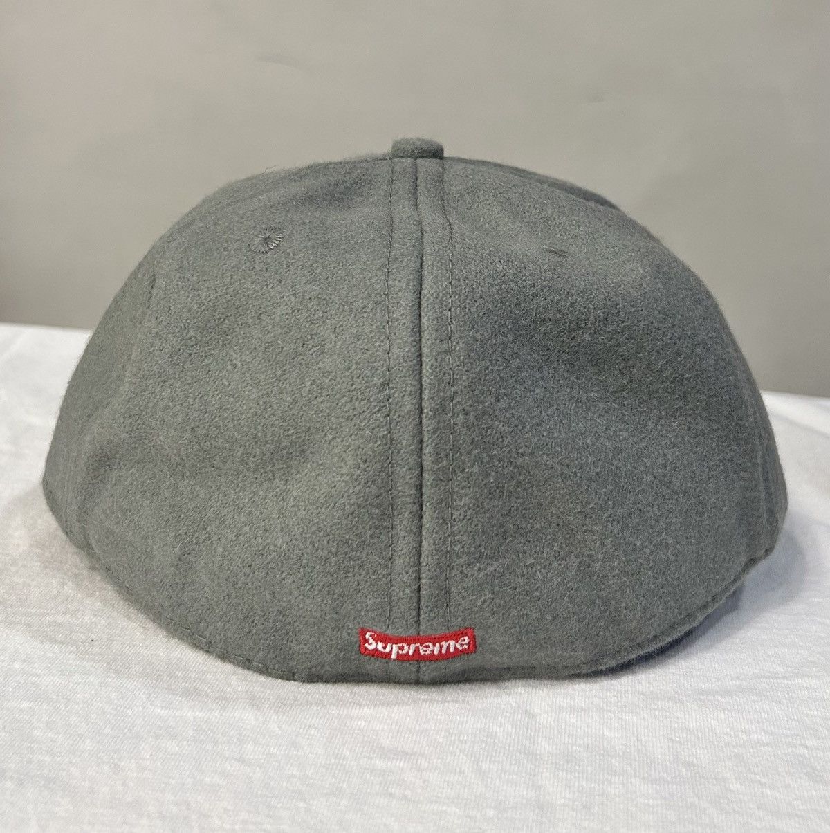 Supreme Supreme Boiled Wool “S” Logo Grey Cap / Hat Size 7 3/8 NEW Size ONE SIZE - 4 Thumbnail