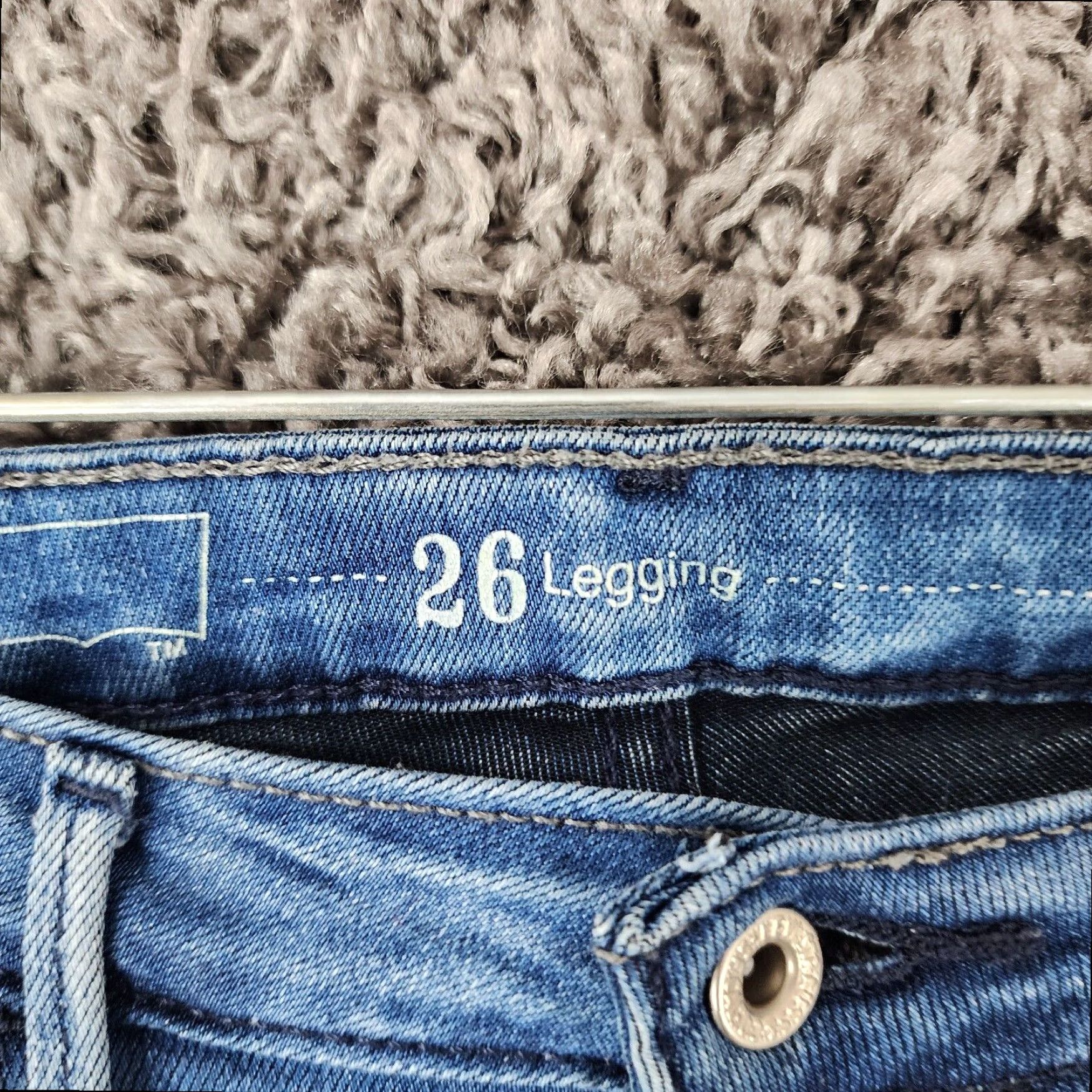 Levi's LEVI'S Skinny Blue Jeans Jeggings Womens Size 26 Size 26" / US 2 / IT 38 - 3 Thumbnail