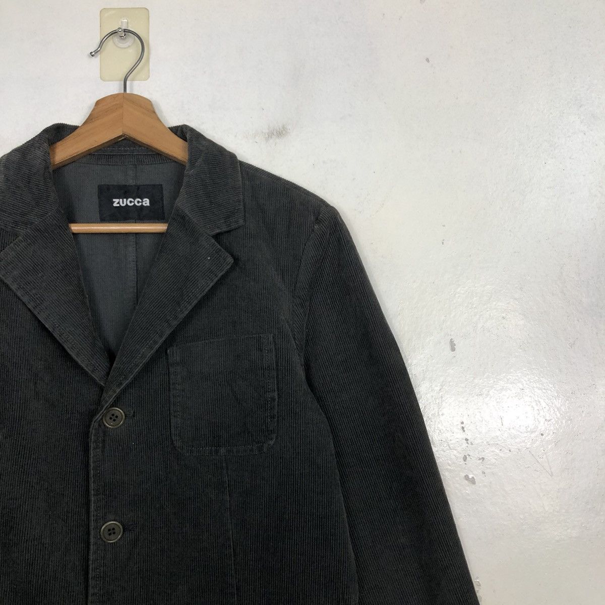 Issey Miyake 💥Vintage Chore Jacket Zucca Corduroy Blazer Size L / US 10 / IT 46 - 8 Thumbnail