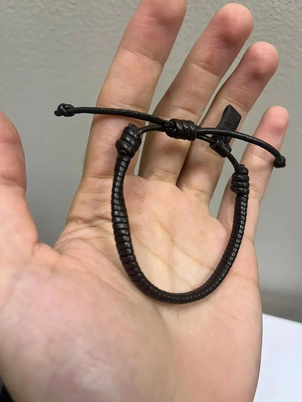 Bottega Veneta o1rshd1 Intrecciato Bracelet in Dark Brown Size ONE SIZE - 2 Thumbnail