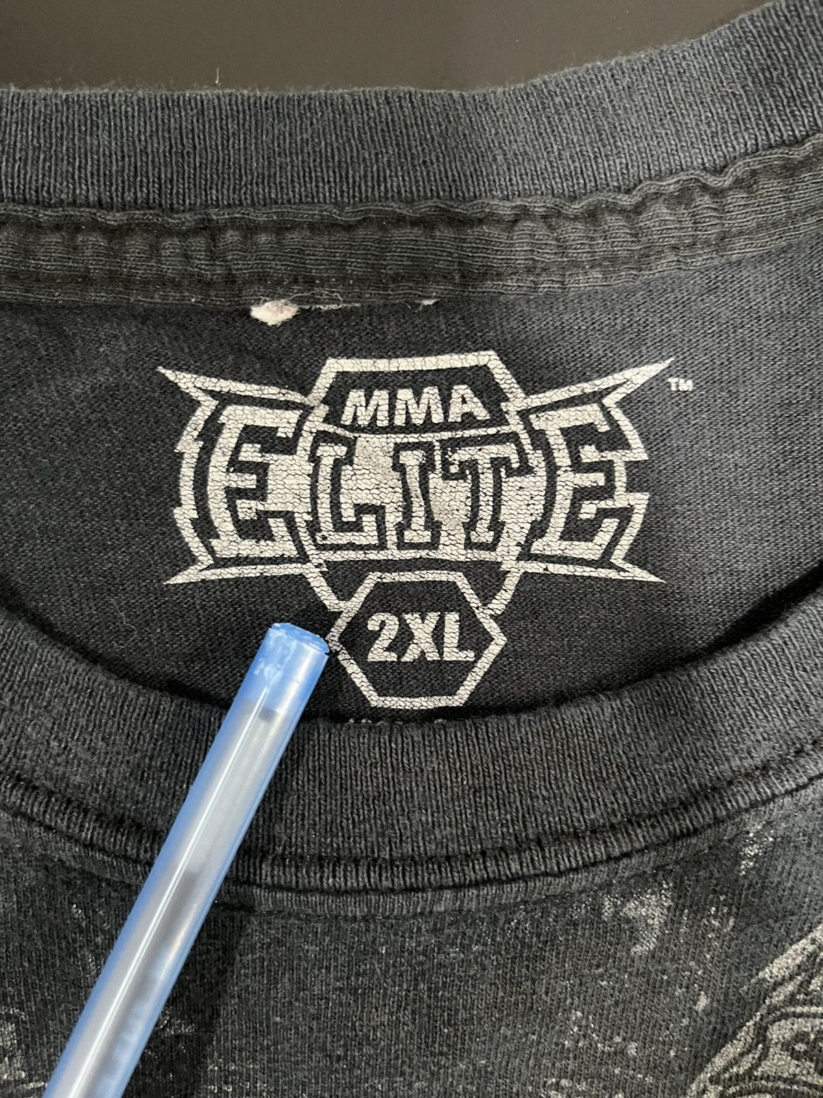 Vintage Y2K mma elite shirt Size US XXL / EU 58 / 5 - 4 Thumbnail