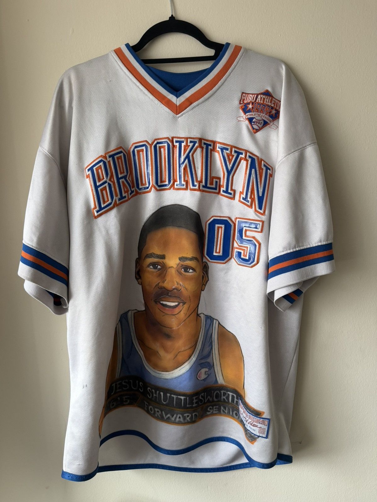 Fubu Reezus Christ Jesus Shuttleworth Jersey Size US XL / EU 56 / 4 - 1 Thumbnail