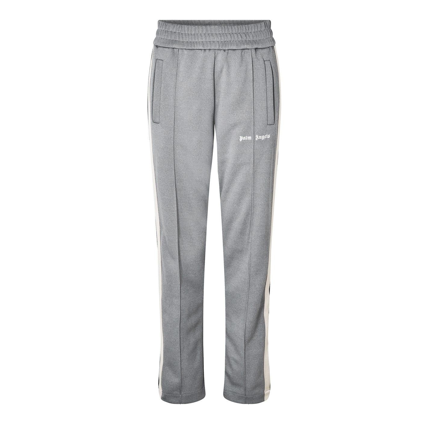 Palm Angels o1g2r1mq0325 Logo Embroidered Track Trouser in Grey & White Size 31" - 1 Thumbnail