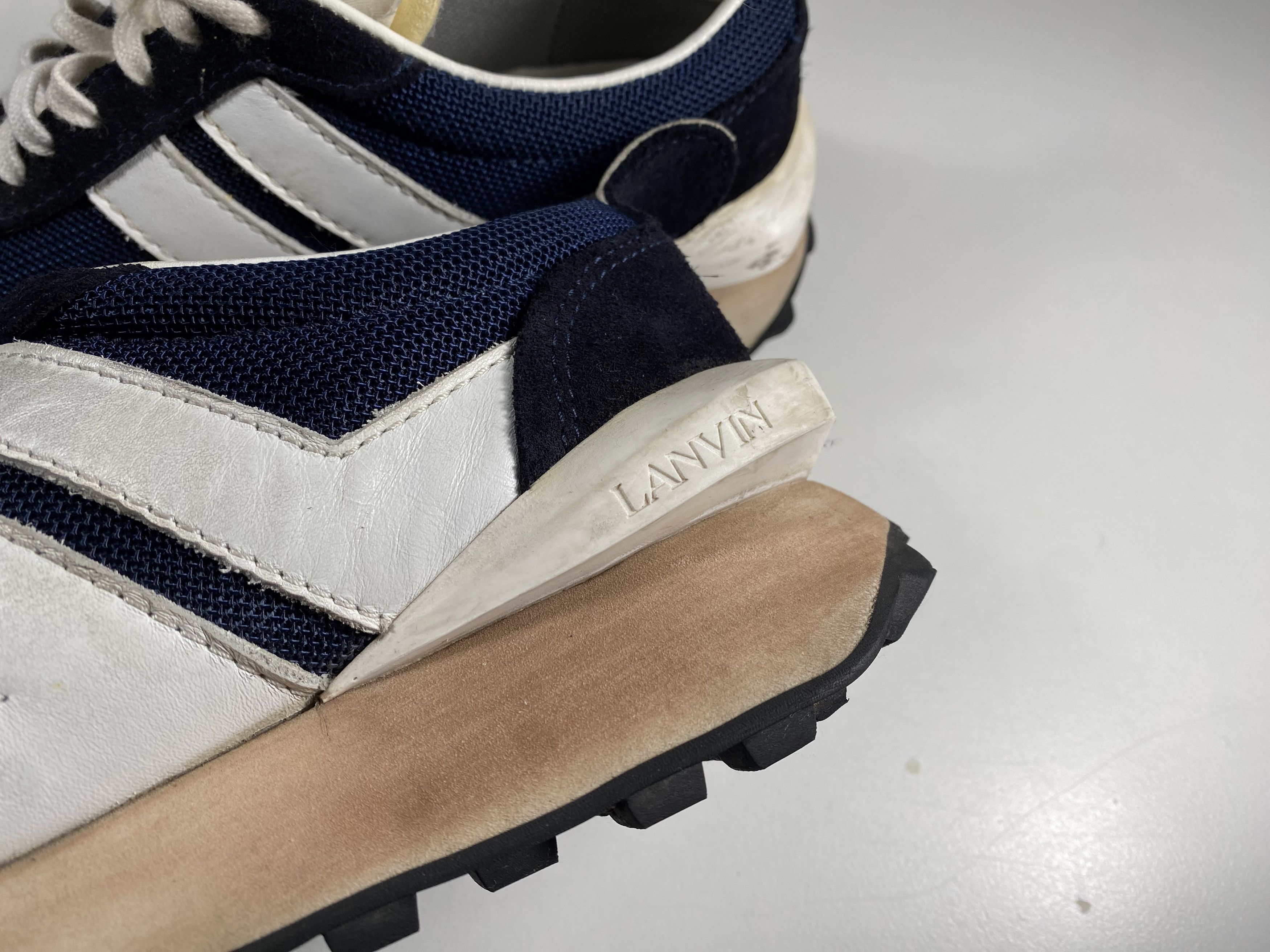 Lanvin Lanvin Mesh Bumper Sneaker "Navy Blue" Size US 6 / EU 39 - 4 Thumbnail