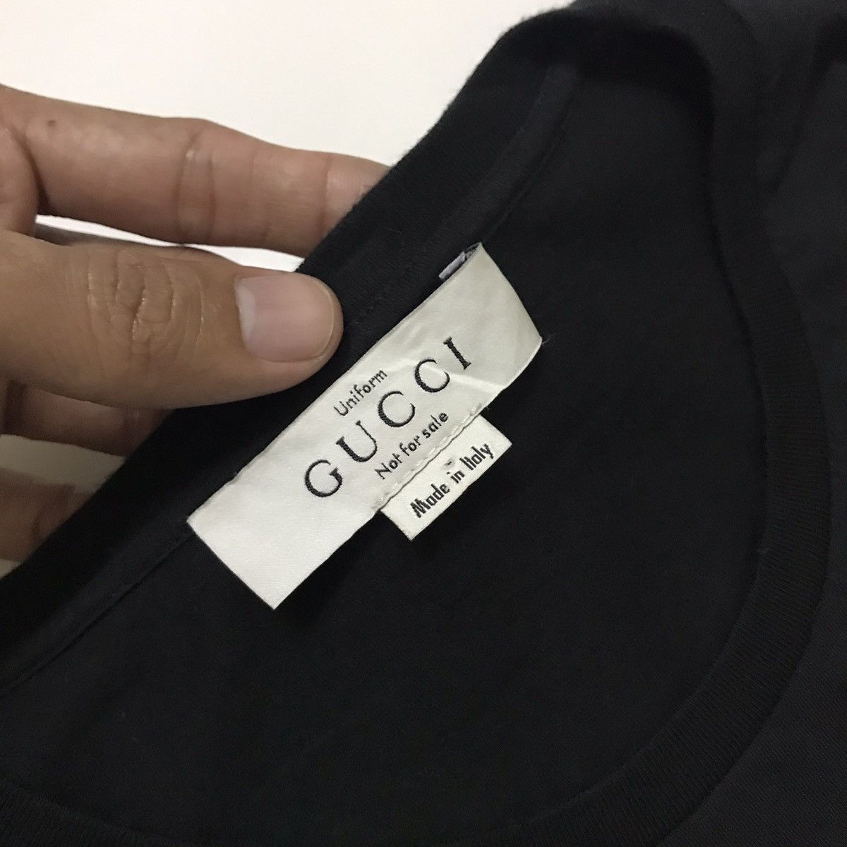 Gucci Gucci Black Fitted Long Sleeve Shirt Size US L / EU 52-54 / 3 - 5 Thumbnail