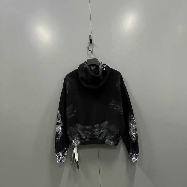 Balenciaga Balenciaga Tech-Feel Printed Fleece Hoodie Size US M / EU 48-50 / 2 - 2 Thumbnail