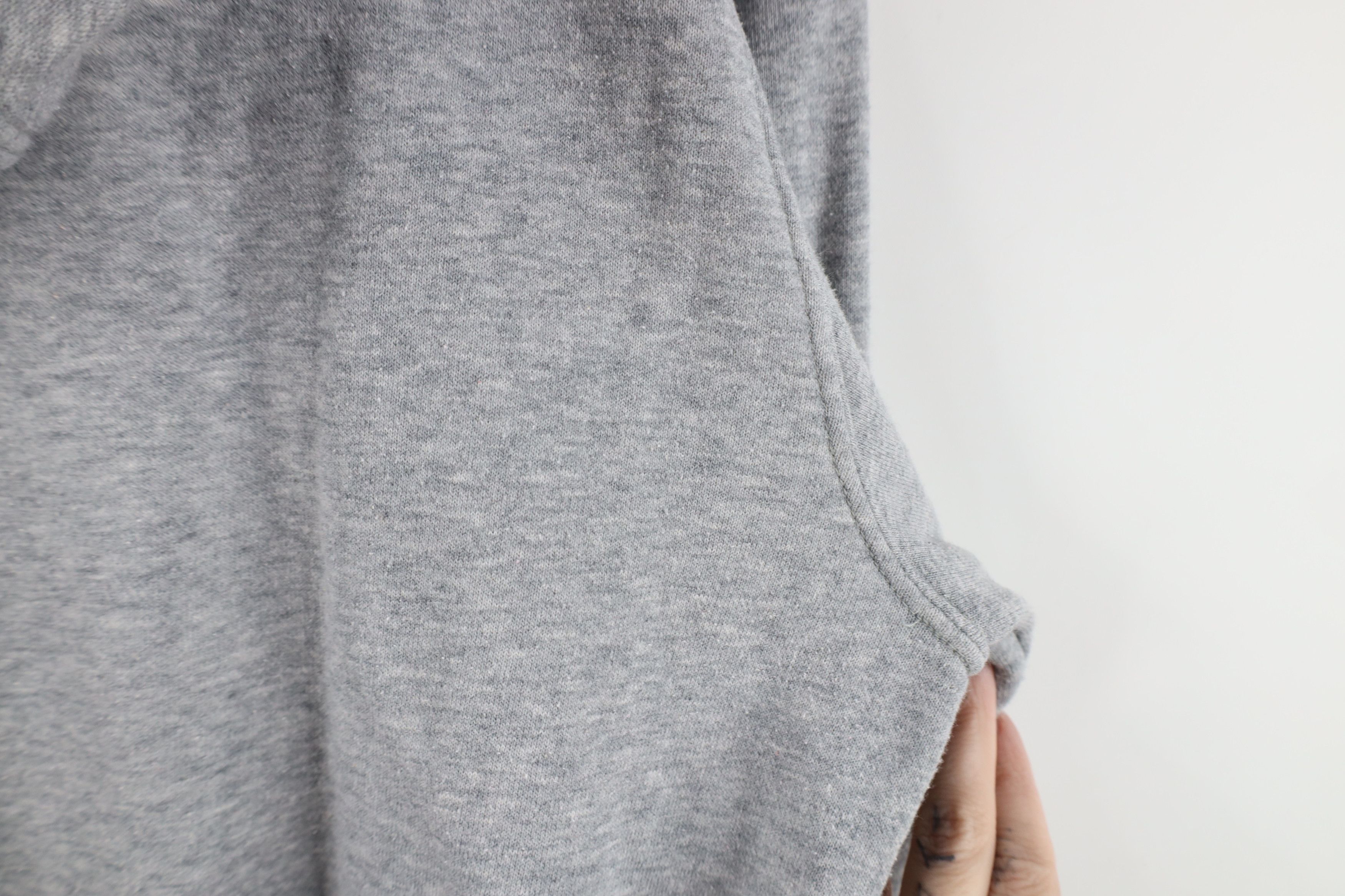 Nike × Vintage Vintage Y2K Nike Mini Swoosh Spell Out Hoodie Heather Gray Size US S / EU 44-46 / 1 - 10 Thumbnail