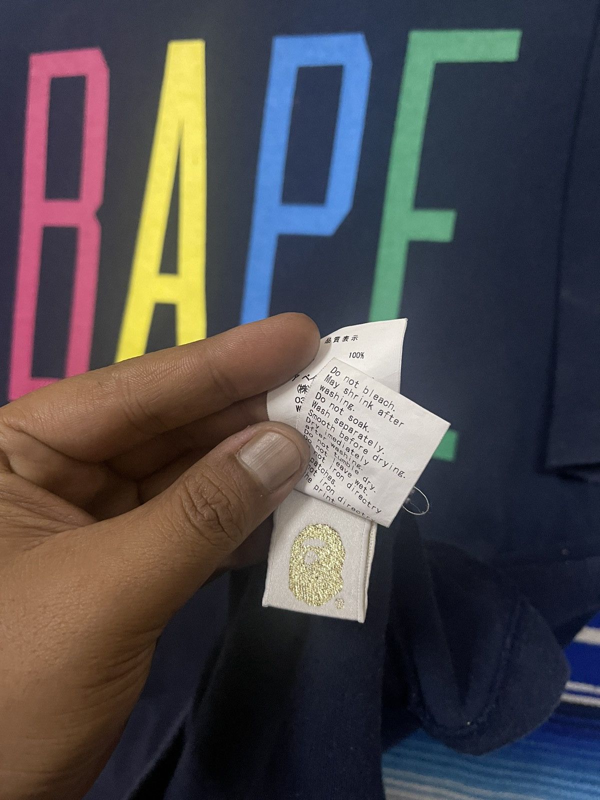 Bape × Nigo 2007 BAPE MULTI COLOR TEE Size US L / EU 52-54 / 3 - 10 Thumbnail