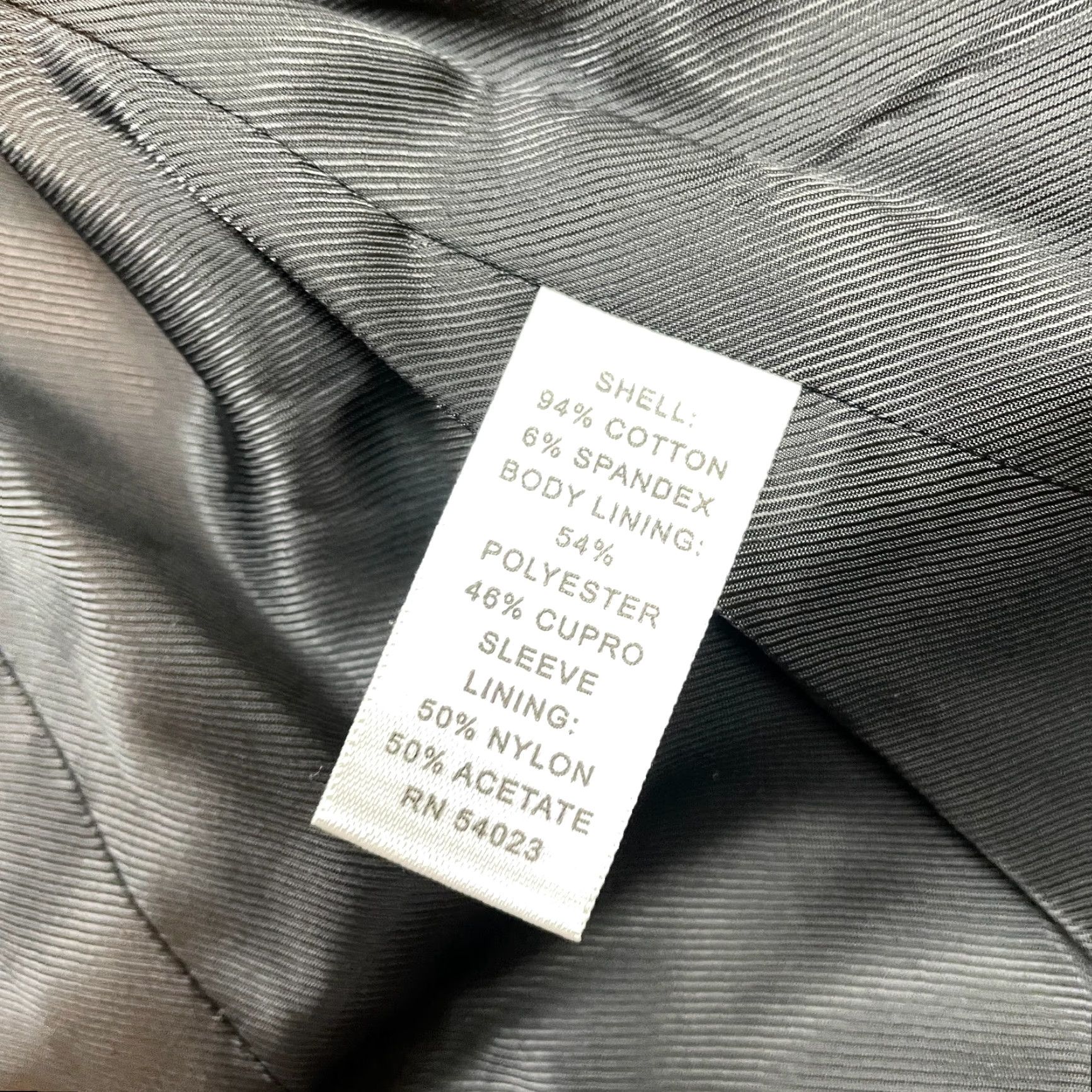 Banana Republic Banana Republic Blazer Womens 4 Black Cotton Stretch One Button Pockets Business Size S / US 4 / IT 40 - 4 Thumbnail