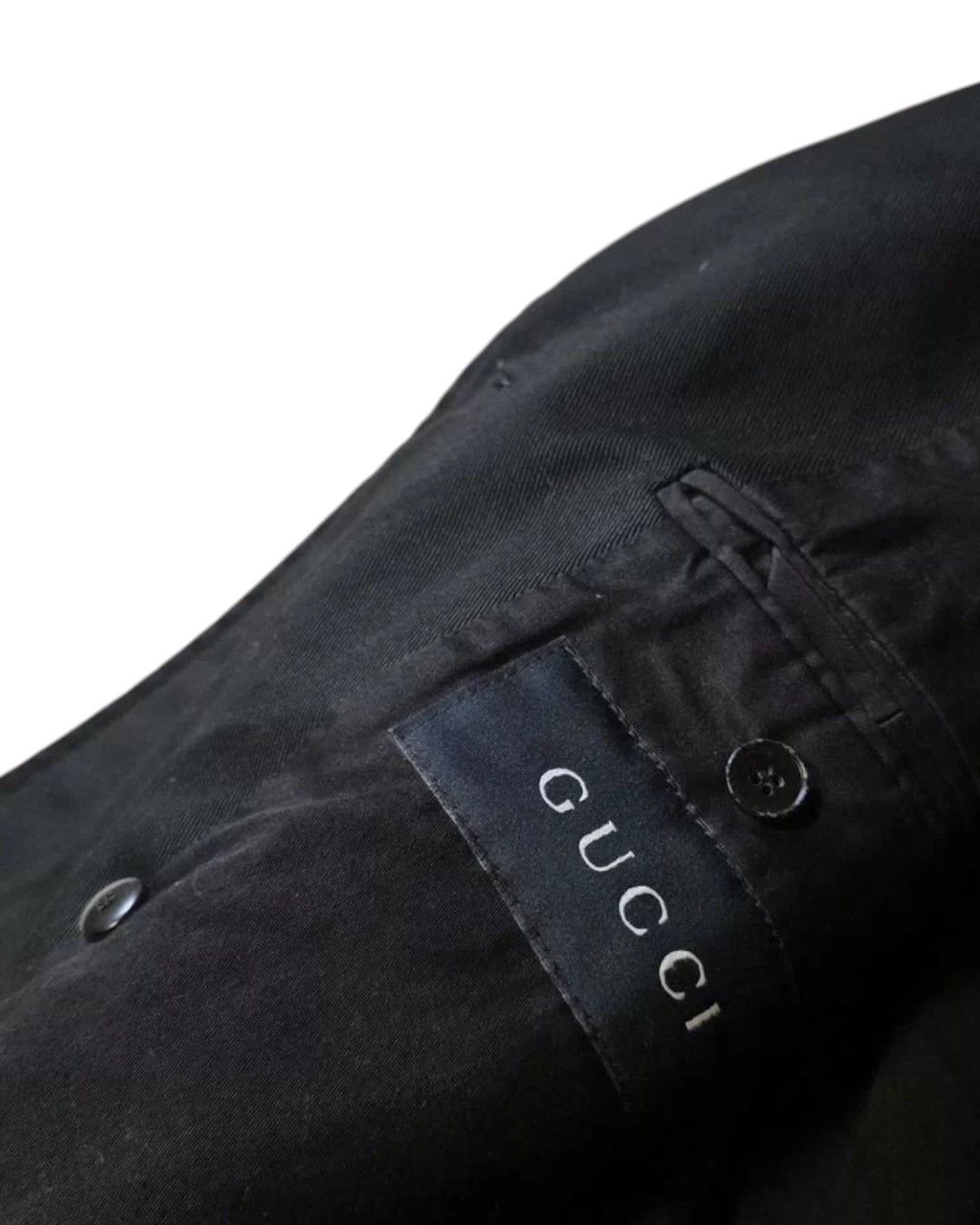 Gucci F/W 2002 DOUBLE BREASTED COTTON COAT BY TOM FORD Size US S / EU 44-46 / 1 - 5 Thumbnail
