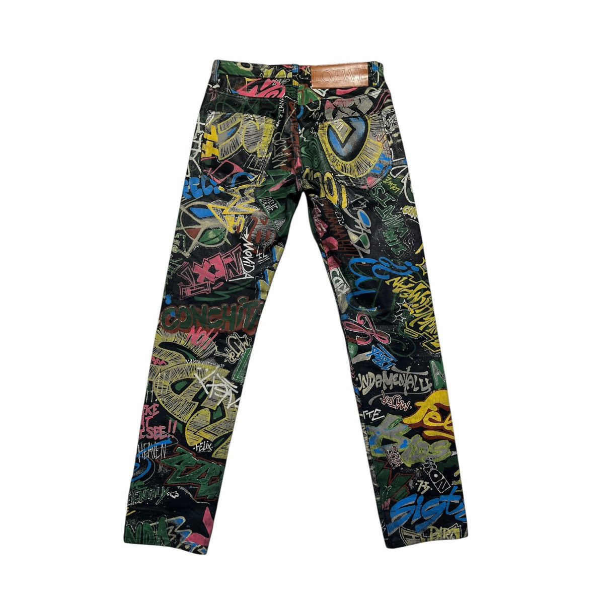 Loewe graffiti runway denim Size US 32 / EU 48 - 2 Thumbnail