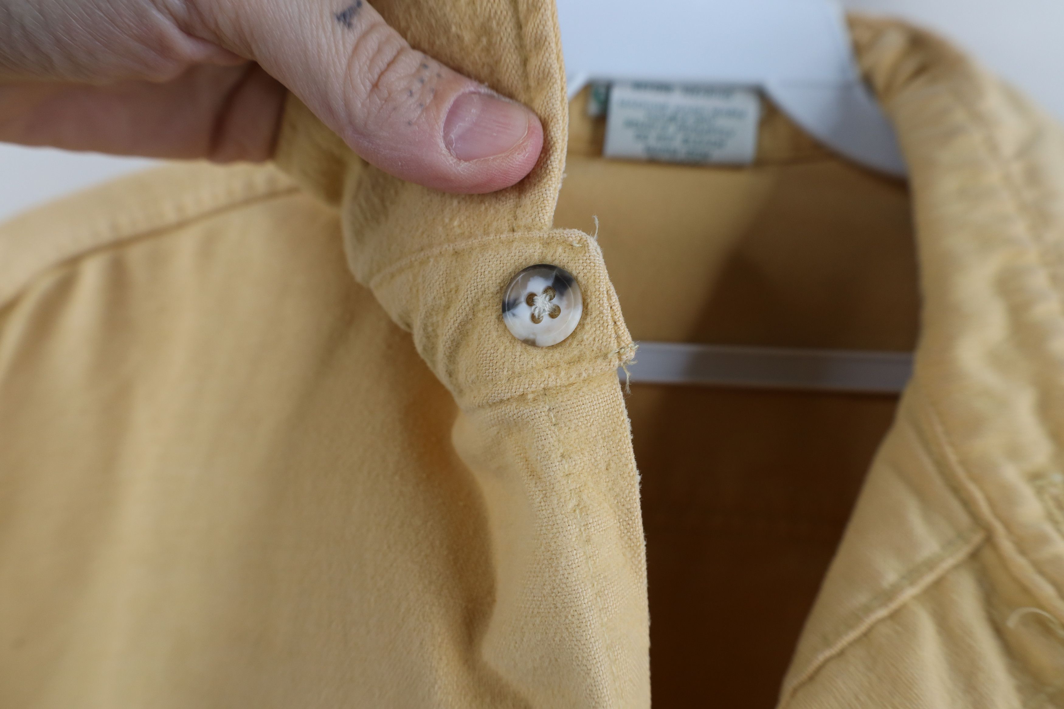 Vintage Vintage 70s Streetwear Chamois Cloth Button Shirt USA Size US L / EU 52-54 / 3 - 6 Thumbnail