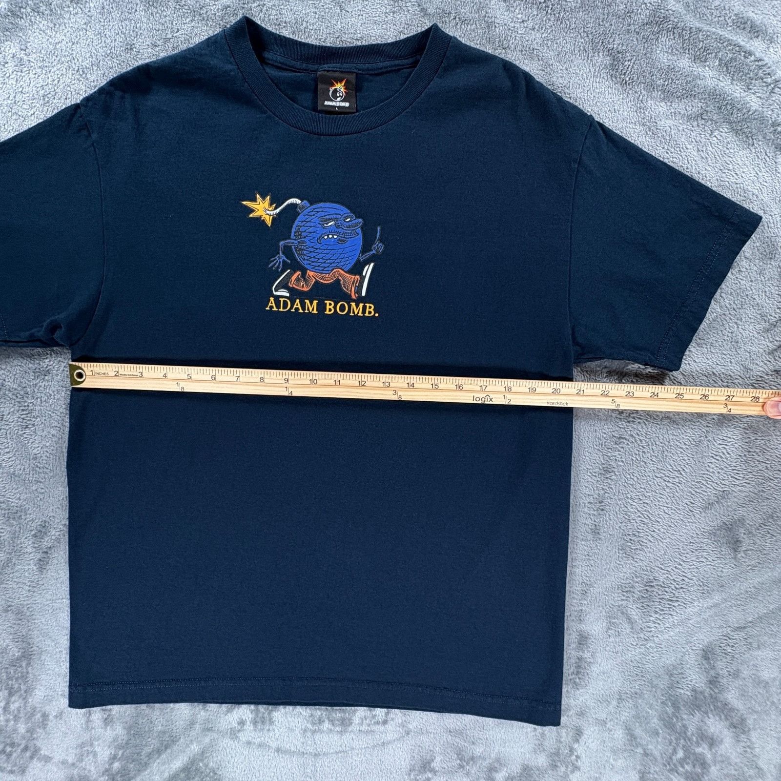 The Hundreds The Hundreds Adam Bomb Men L Shirt Navy Blue Graphic Streetw Size US L / EU 52-54 / 3 - 6 Thumbnail