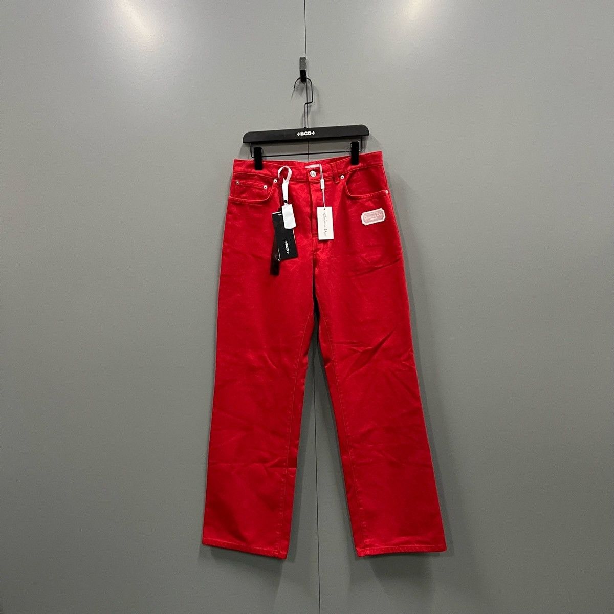 Dior × Hedi Slimane Dior SS05 Red Denim | Grailed