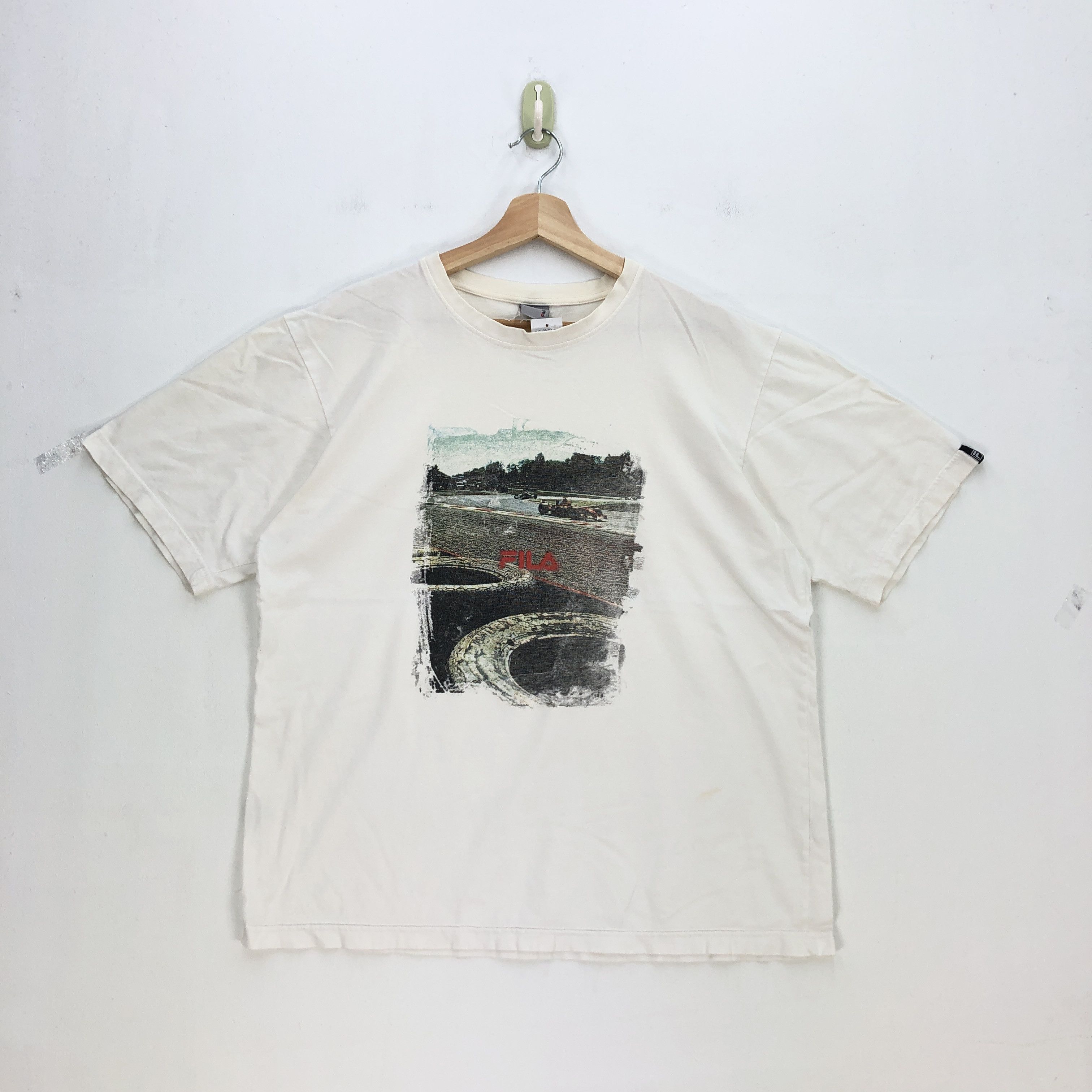 Fila Vintage Y2K Fila T Shirt Formula 1 Fila Racing Tees Size US L / EU 52-54 / 3 - 1 Thumbnail