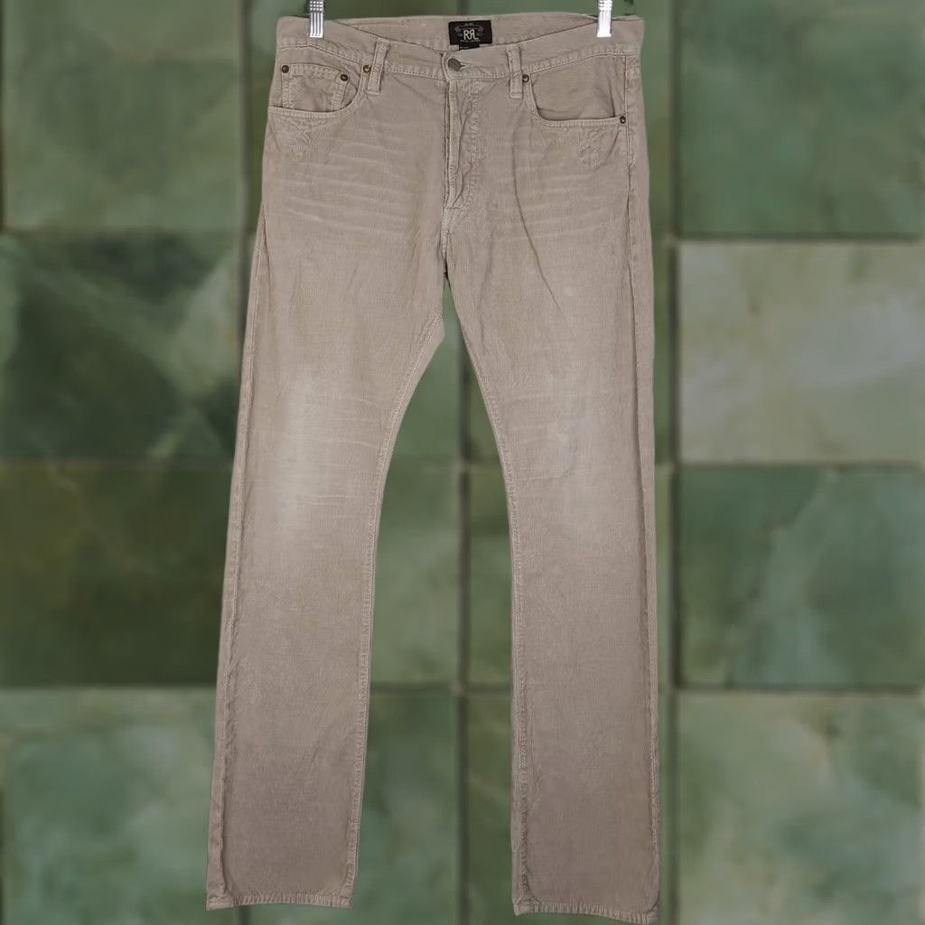 Ralph Lauren RRL Ralph Lauren Double RL Corduroy Pants Mens 34 Beige Straight Leg USA Flaw Size US 34 / EU 50 - 1 Thumbnail