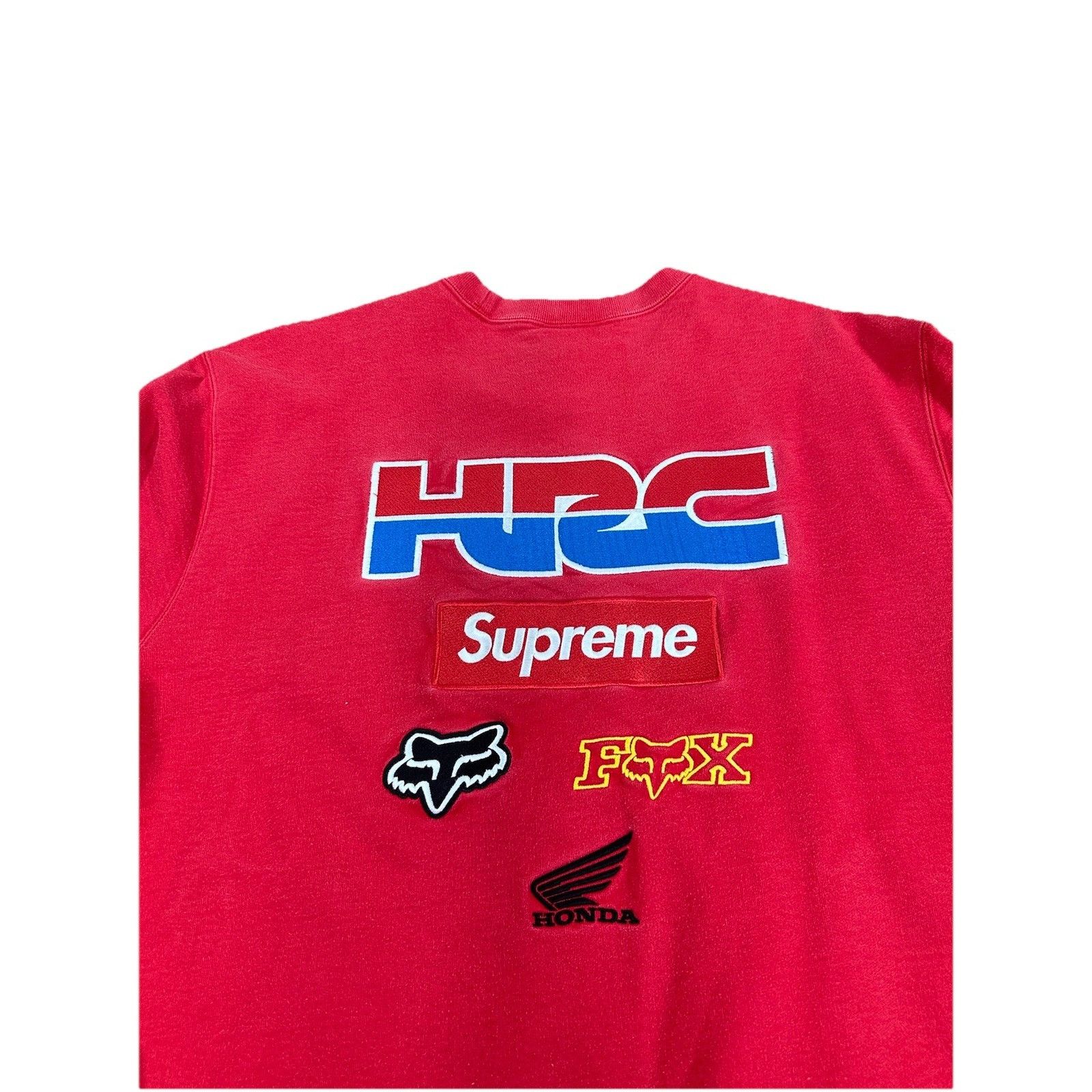 Supreme SUPREME HONDA FOX RACING CREWNECK RED SIZE M SS21 SWEATSHIRT Size US M / EU 48-50 / 2 - 6 Thumbnail