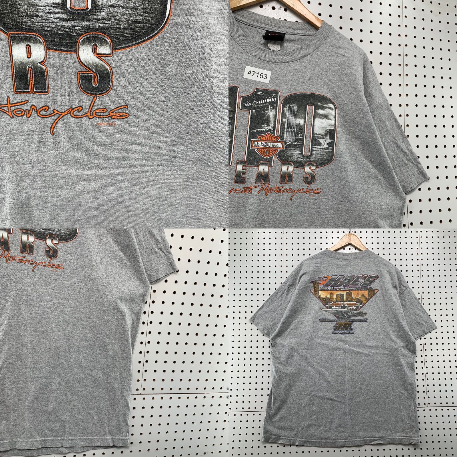 Harley Davidson Harley-Davidson T Shirt Mens XL 110th Years Anniversary Gray Motorcycle Hals Size US XL / EU 56 / 4 - 8 Thumbnail