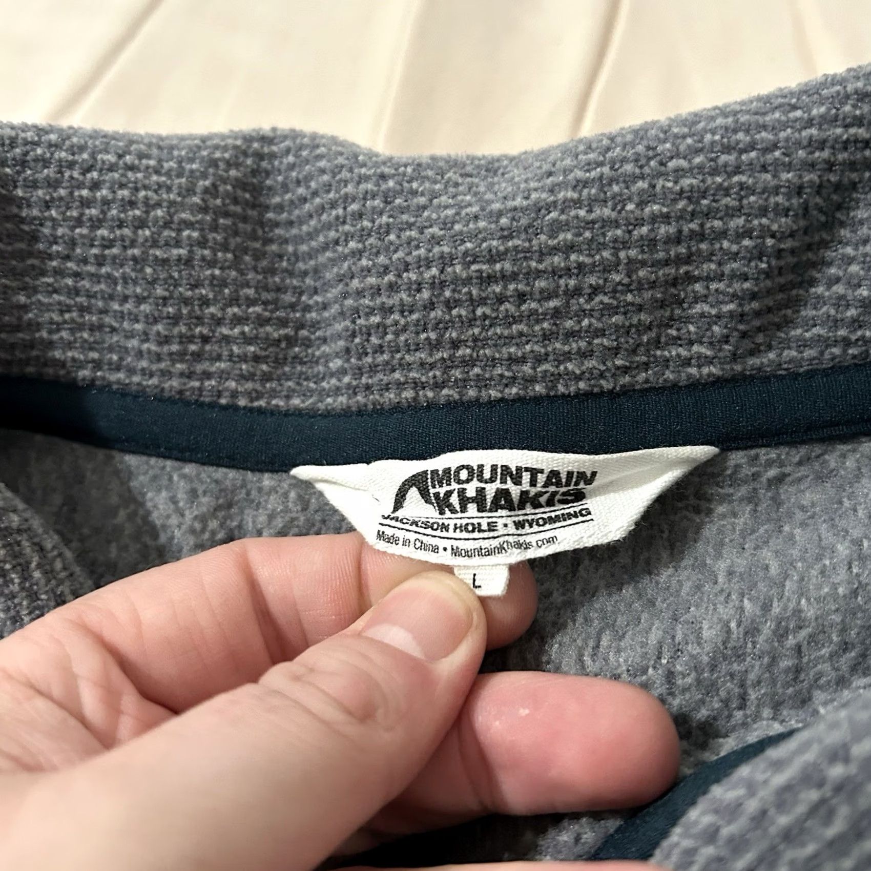 Mountain Khakis VINTAGE Men’s Mountain Khakis Snap T Fleece Pullover Grey Size Large Size US L / EU 52-54 / 3 - 3 Thumbnail