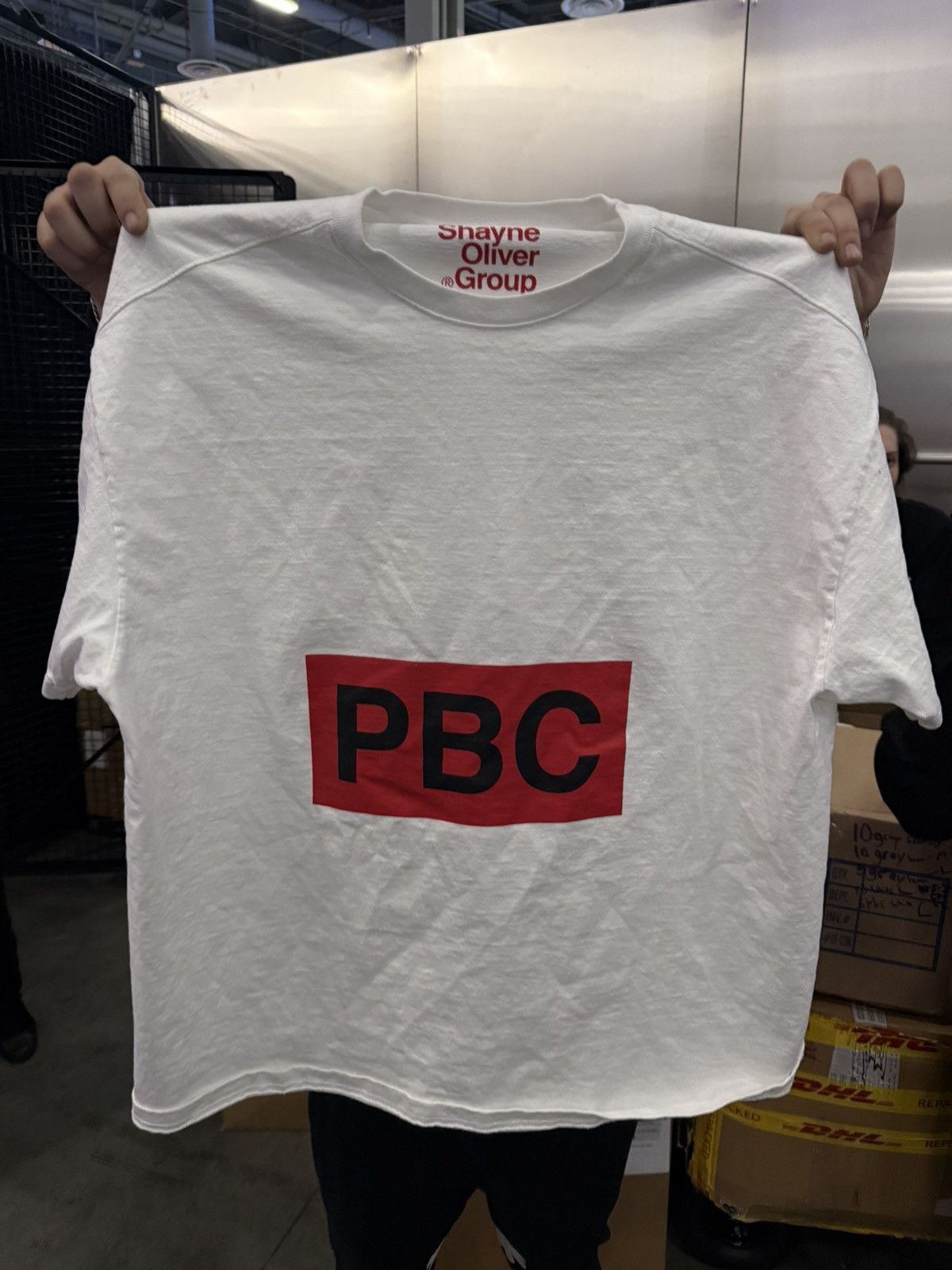 Ken Carson × Playboi Carti Opium Playboi Carti Ken Carson Tee White PBC ComplexCon Size US M / EU 48-50 / 2 - 1 Thumbnail