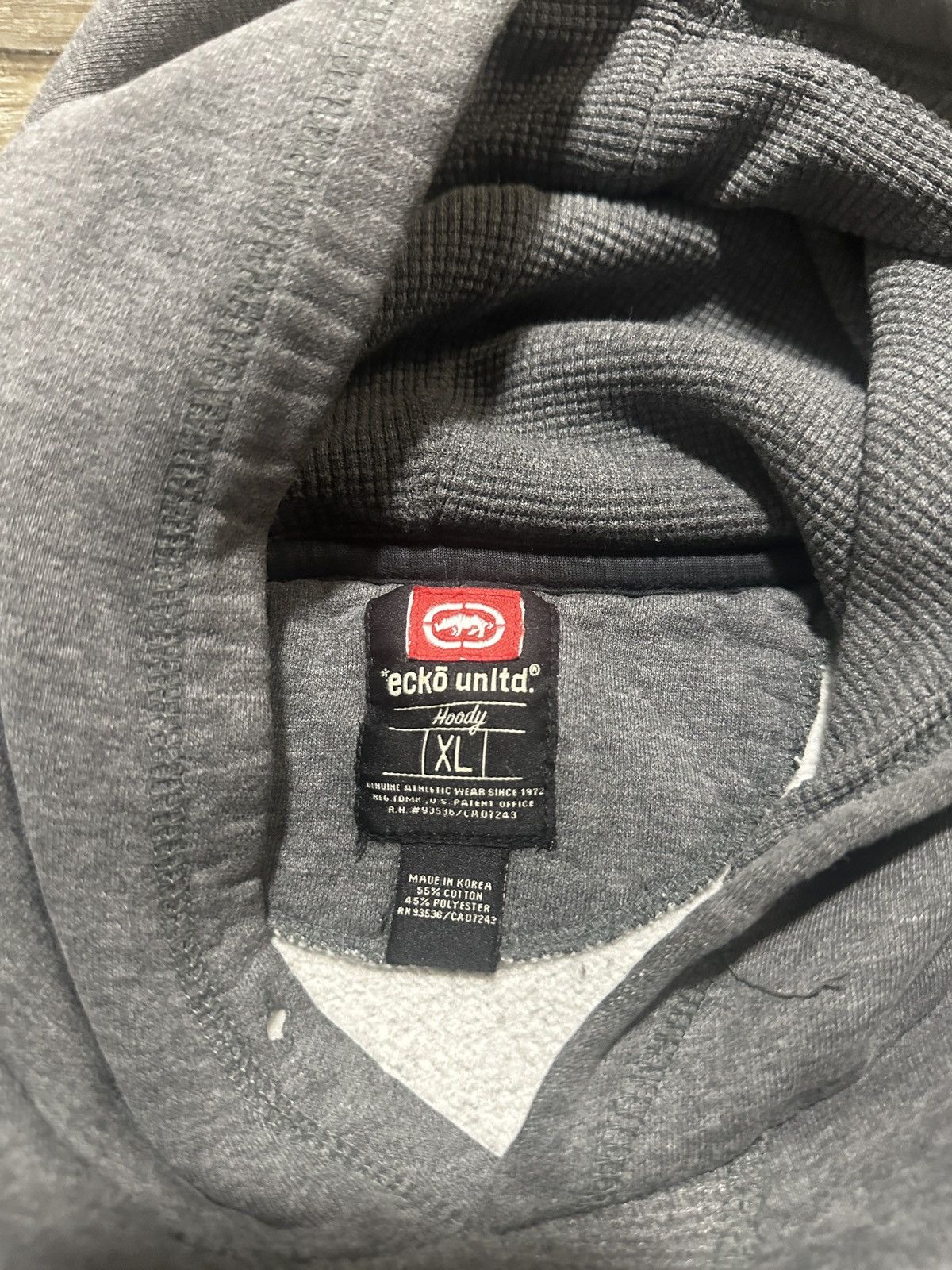 Ecko Unltd. Ecko Unltd. Y2K Gray Hoodie Size US XL / EU 56 / 4 - 5 Thumbnail
