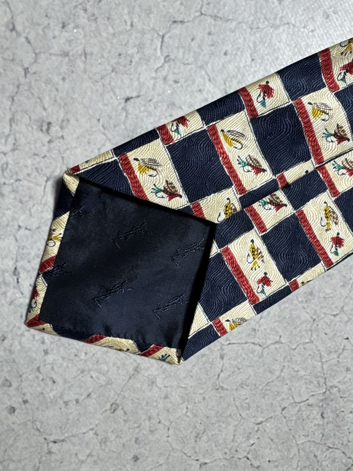 Yves Saint Laurent Yves Saint Laurent YSL Vintage Silk Tie Size ONE SIZE - 5 Thumbnail