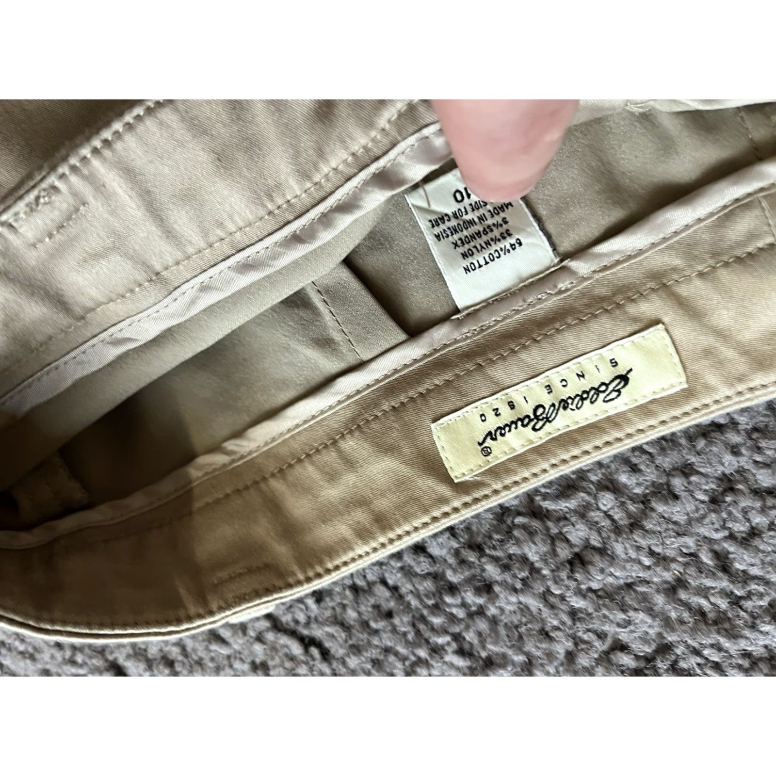 Eddie Bauer VINTAGE Eddie Bauer Dress Pants Woman Flat Front Khaki 10 Inseam 29.5in Adult Women Khaki Beige Brown wpL 9647 Size 32" / US 10 / IT 46 - 5 Thumbnail