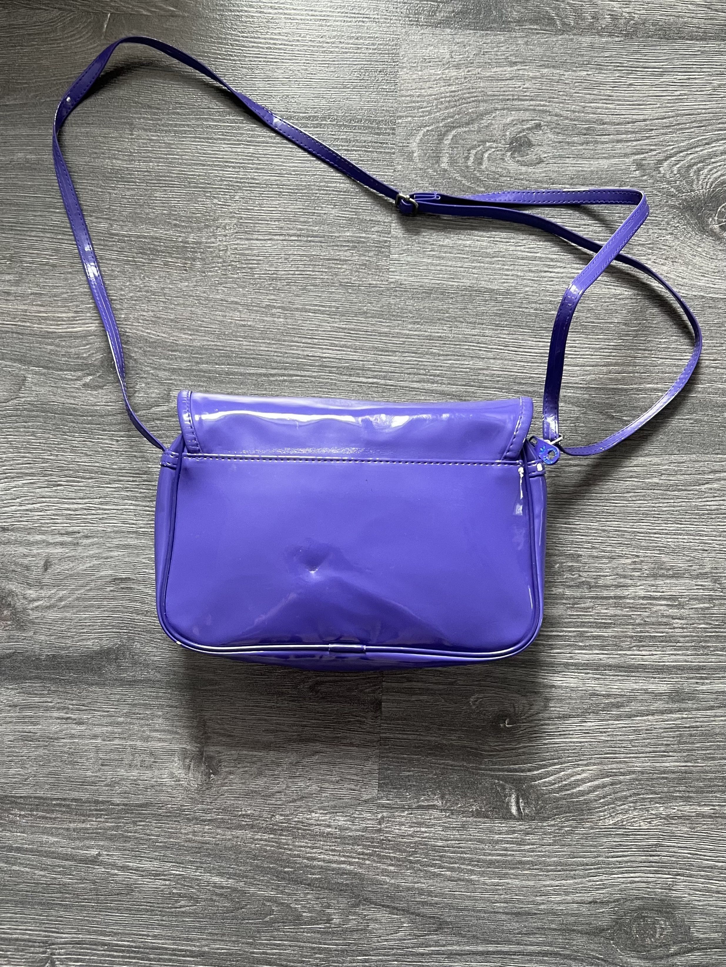 Adidas Adidas Originals Patent Purple Shoulder Bag Size ONE SIZE - 12 Thumbnail