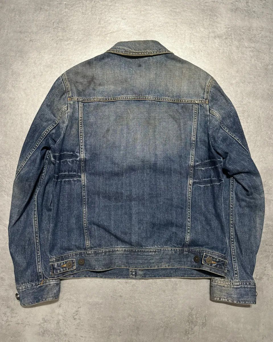 Dolce & Gabbana 2000s Dolce & Gabbana Premium Mainline Blue Structured Denim Jacket Size US L / EU 52-54 / 3 - 2 Thumbnail