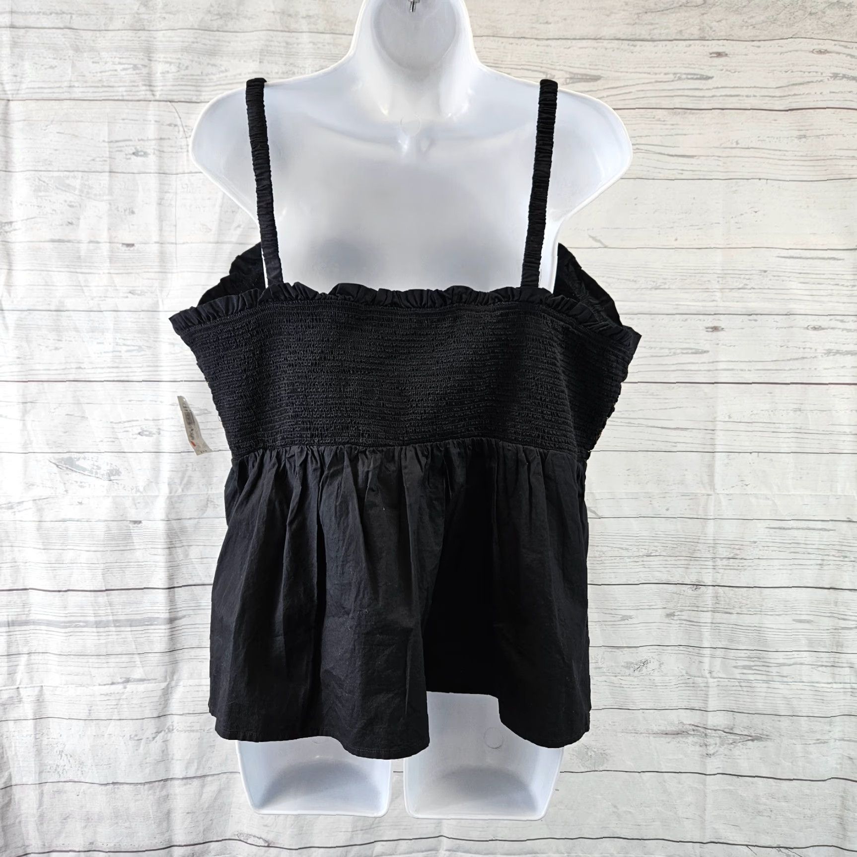 Old Navy Old Navy Womens Top Tank Sz 2XL Black Cotton Sleeveless Pullover Casual Basic Shirt Womens 2XL Black Cotton Vintage No Size XXL / US 16-18 / IT 52-54 - 4 Thumbnail