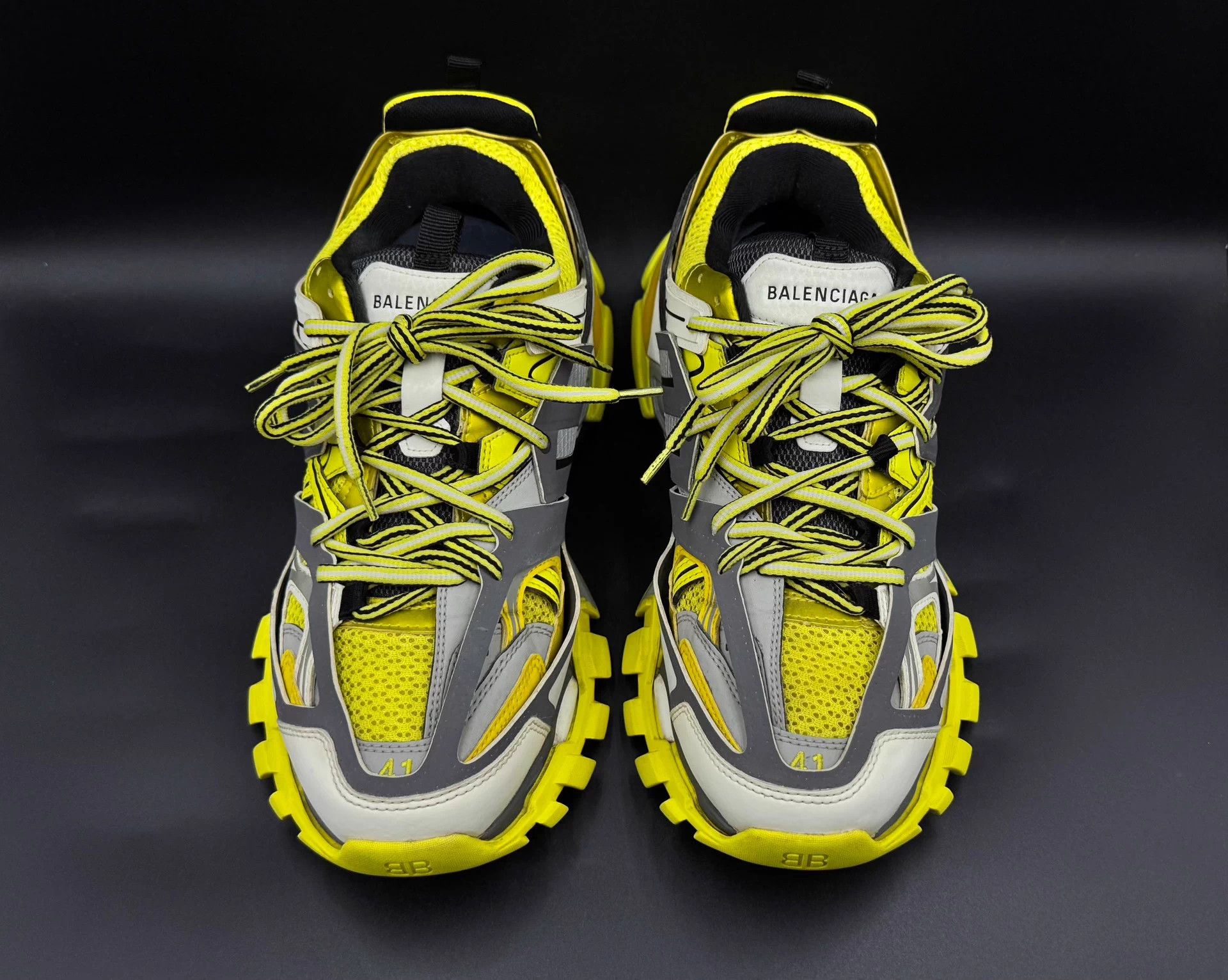 Balenciaga Balenciaga Track yellow men's low-top dad shoe Size US 8 / EU 41 - 2 Thumbnail
