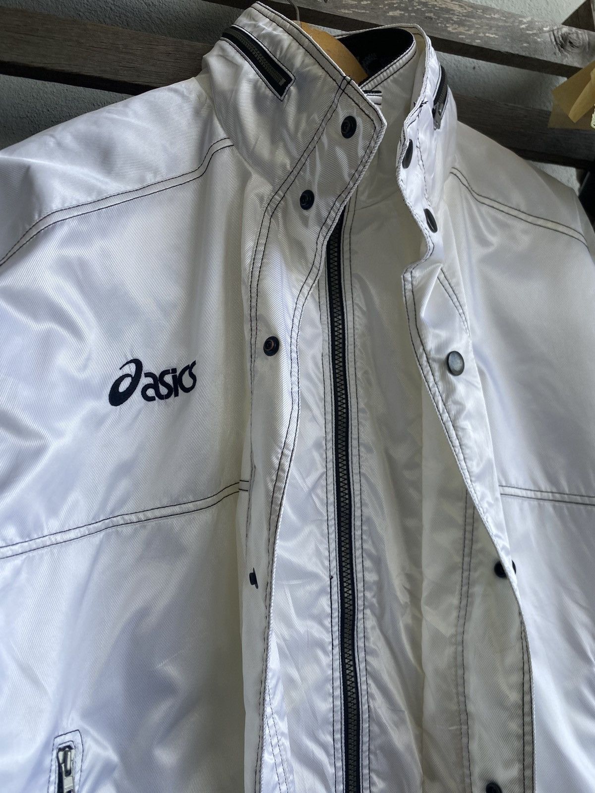 Asics Vintage 90s Asics Bombers Jacket Size US L / EU 52-54 / 3 - 6 Thumbnail