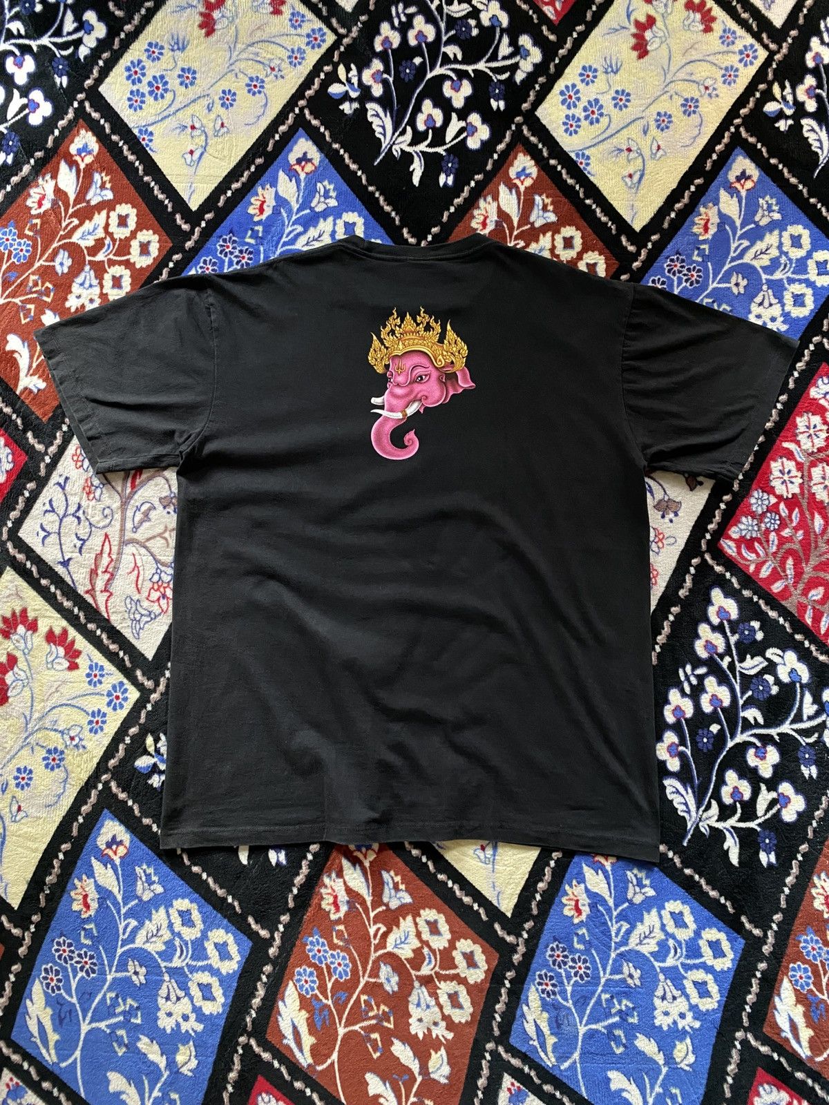 Vintage RARE Ganesha Hinduism Tshirt Size US XL / EU 56 / 4 - 2 Thumbnail
