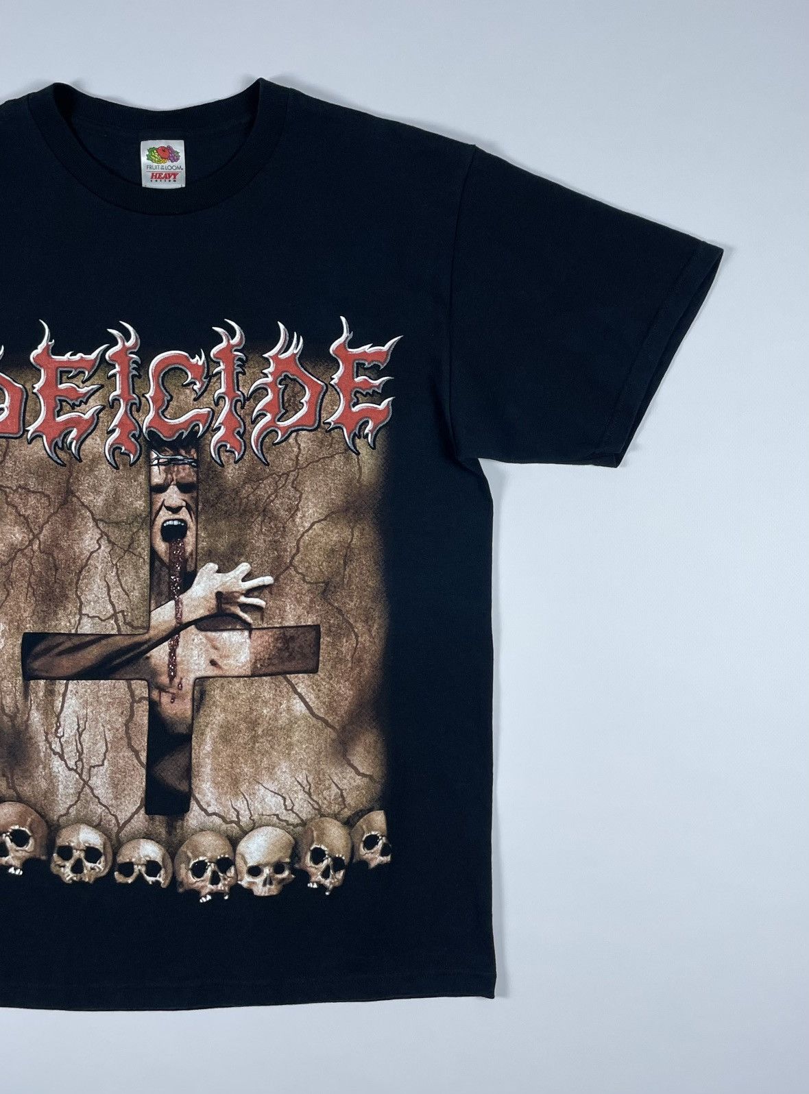 Band Tees Vintage 90s DEICIDE SERPENTS OF THE LIGHT Death Metal Tee Size US L / EU 52-54 / 3 - 2 Thumbnail