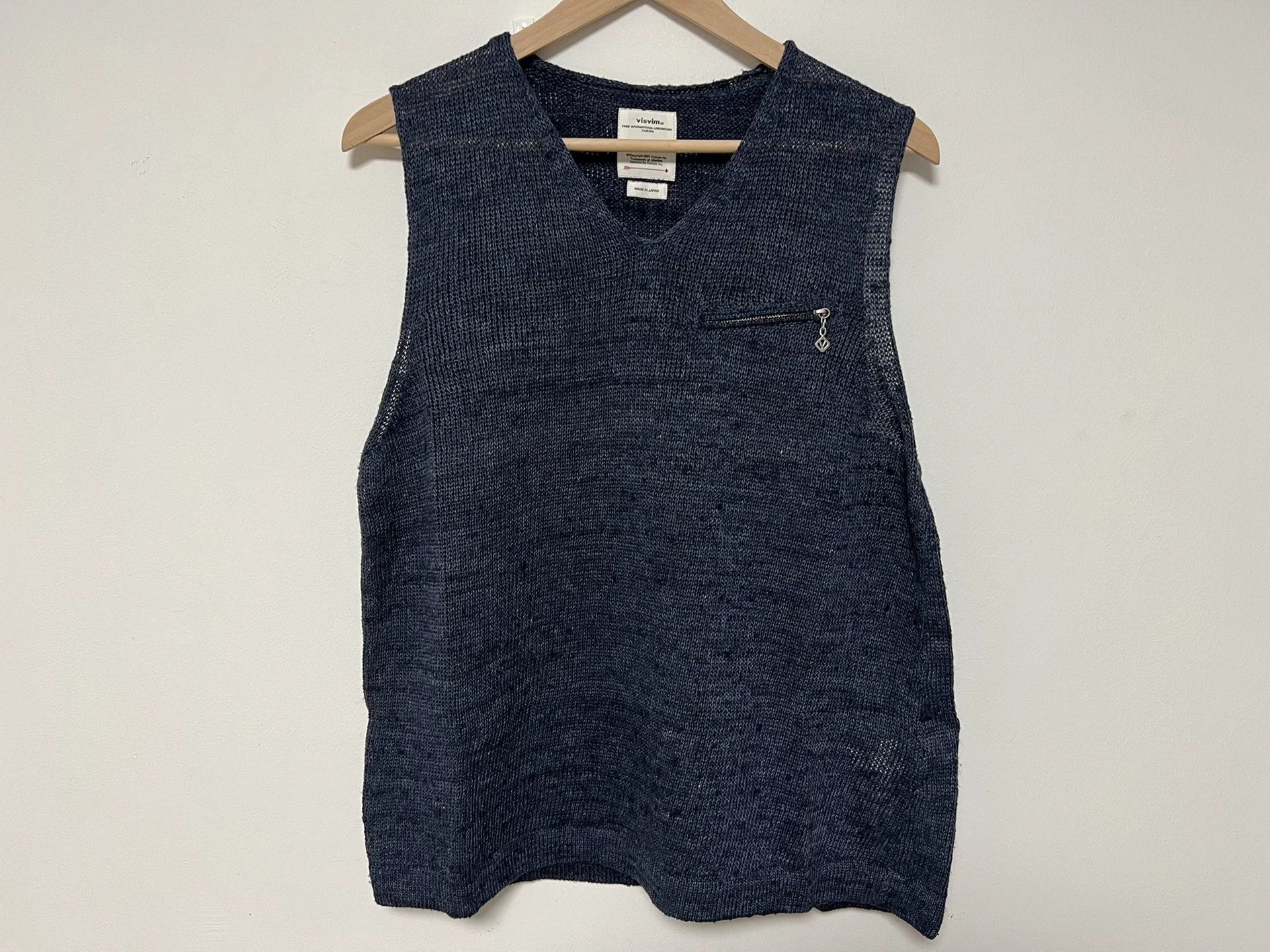 Visvim VISVIM 21ss bobet v-neck vest Size US M / EU 48-50 / 2 - 1 Thumbnail