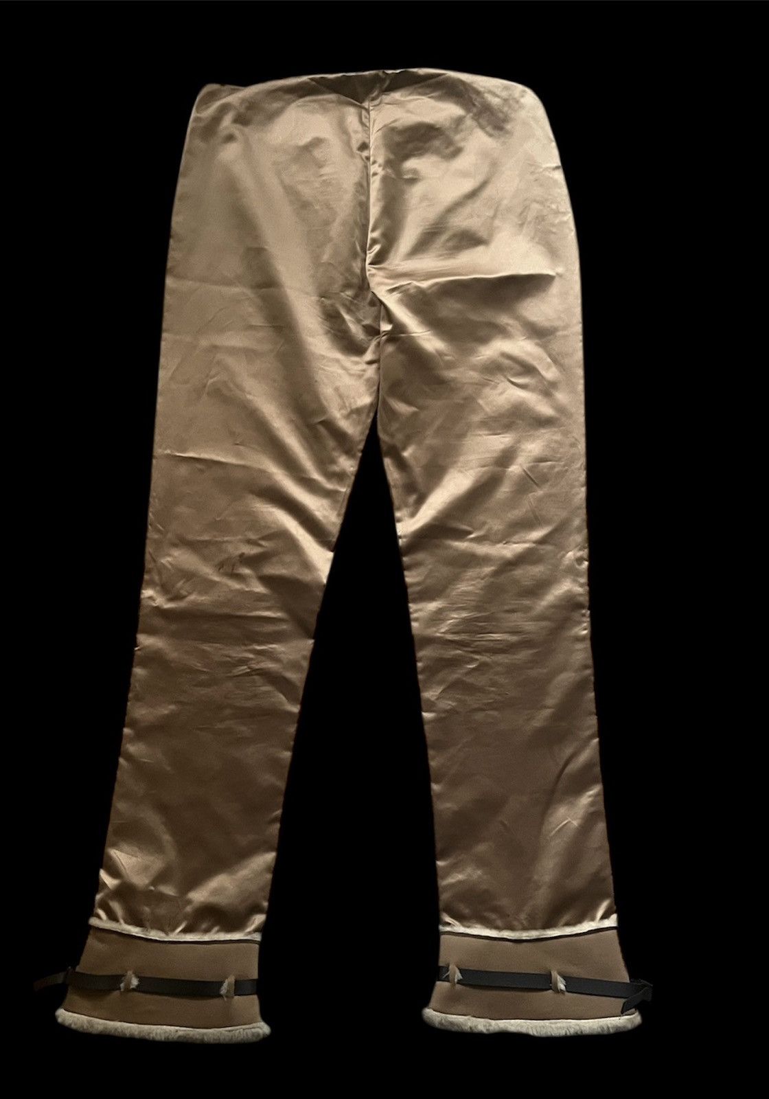 Miu Miu Runway fw 99 Miu miu fur trim silk pants Size 32" / US 10 / IT 46 - 5 Thumbnail