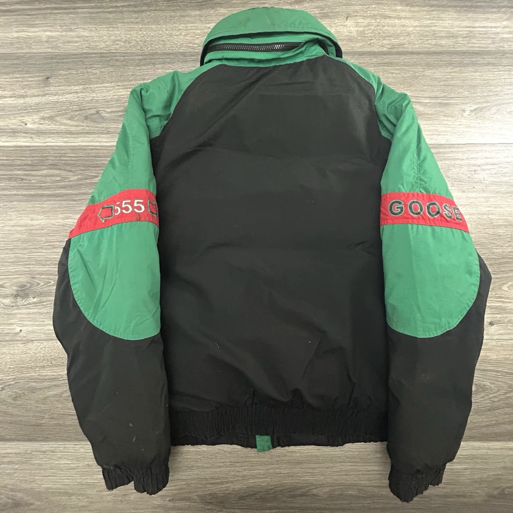 Vintage VINTAGE 555 Ultra Goose Down Jacket Men's Medium Black Quilted Zip Full Zip Insulated Water Resistant 90s 80s Ski Snowboard Gorp Tech USA Size US M / EU 48-50 / 2 - 2 Thumbnail
