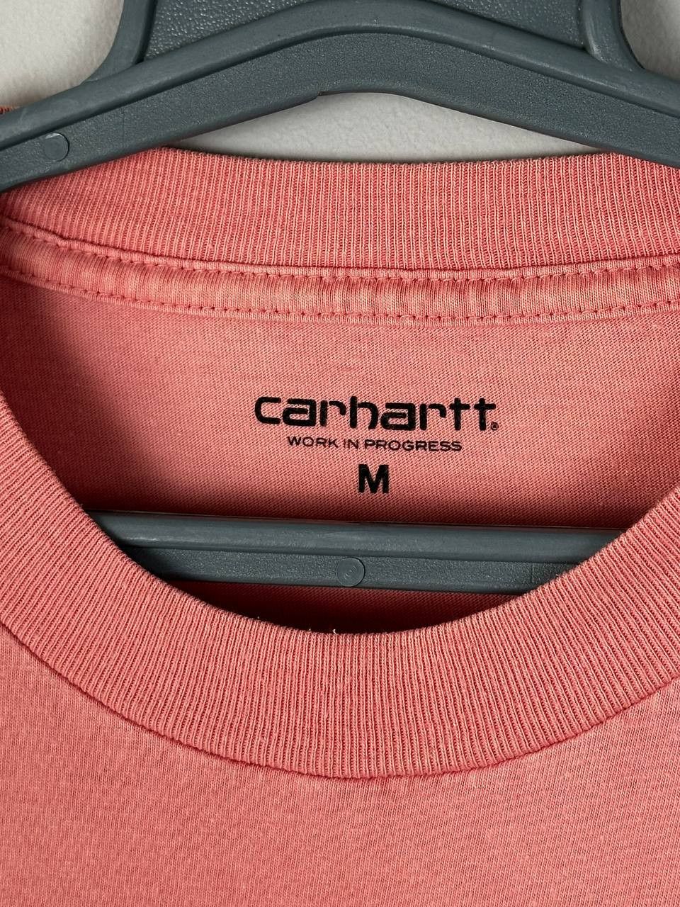Carhartt Wip Carhartt WIP Pink Structures Logo Streetwear T Shirt Size US M / EU 48-50 / 2 - 6 Thumbnail