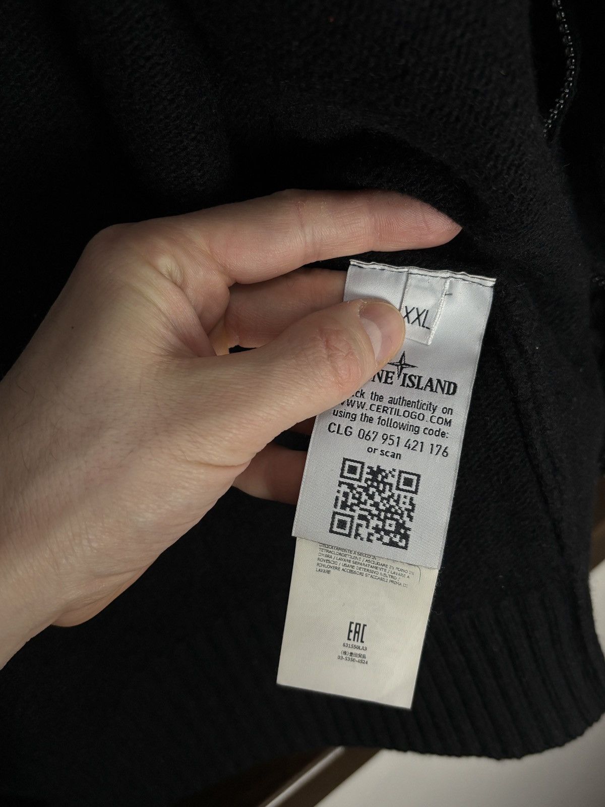 Stone Island Stone Island Vintage Knitted Wool Cardigan Sweater Size US XXL / EU 58 / 5 - 12 Thumbnail