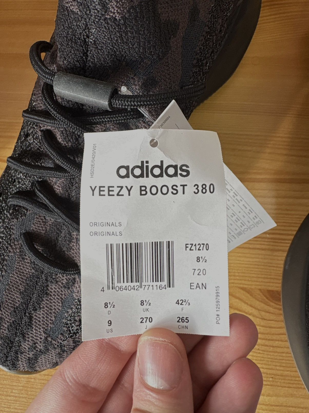 Adidas Adidas Yeezy Boost 380 ”onyx” Size US 9 / EU 42 - 5 Thumbnail