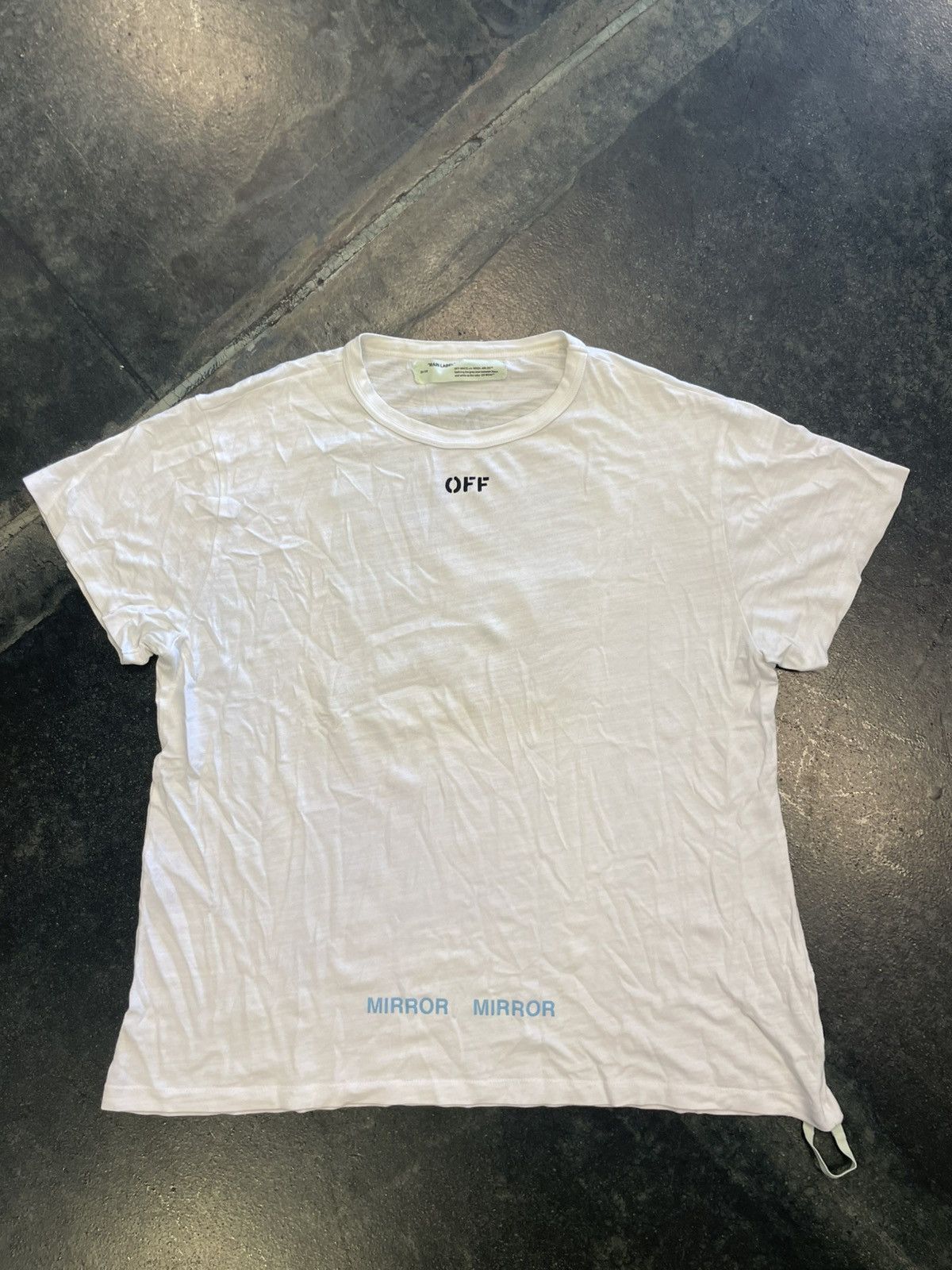 Off-White Off White Mirror Tee Size US XL / EU 56 / 4 - 1 Thumbnail